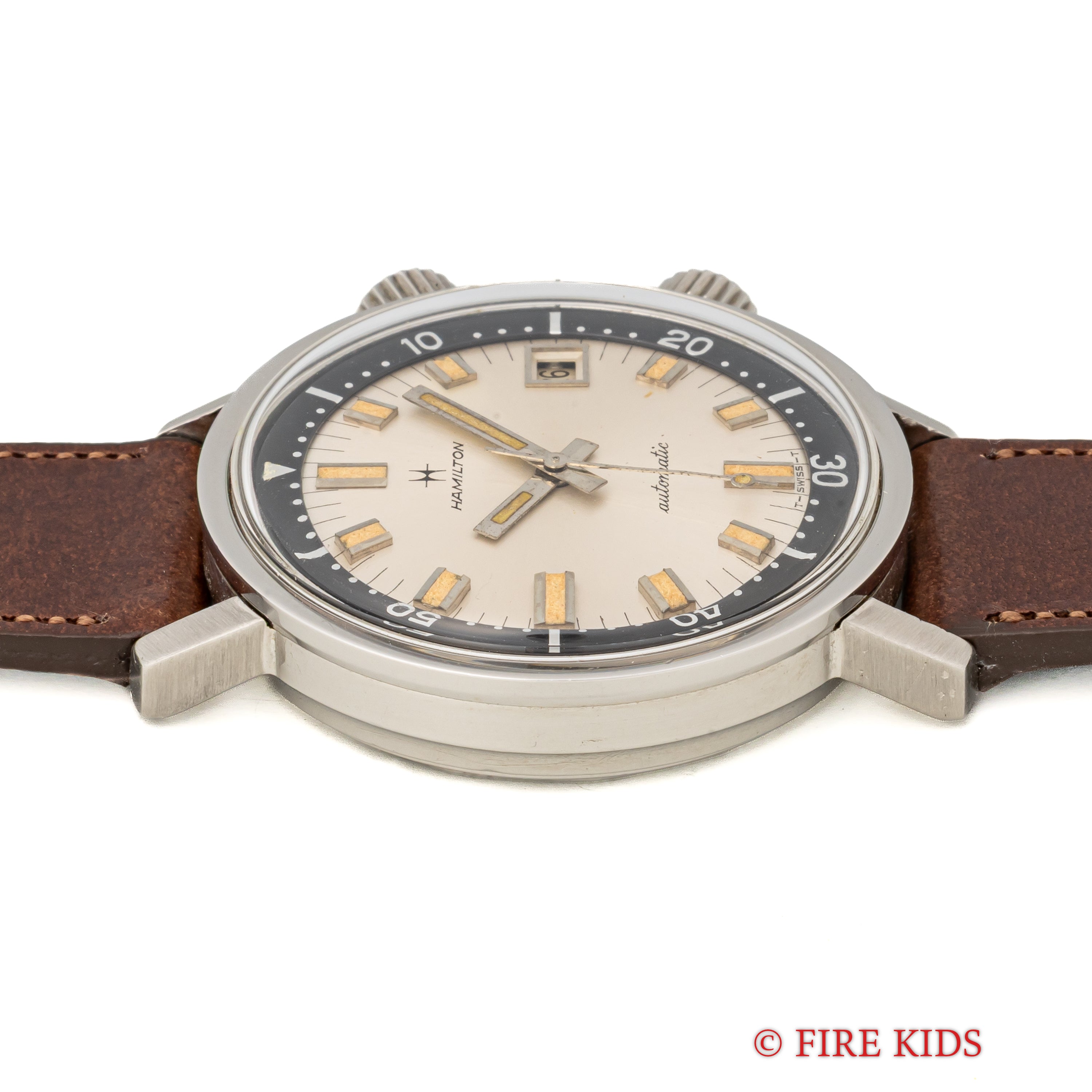 ハミルトンアクアデイト600 1960年代 36㎜スーパーコンプレッサーケース 自動巻 インナー回転ベゼル