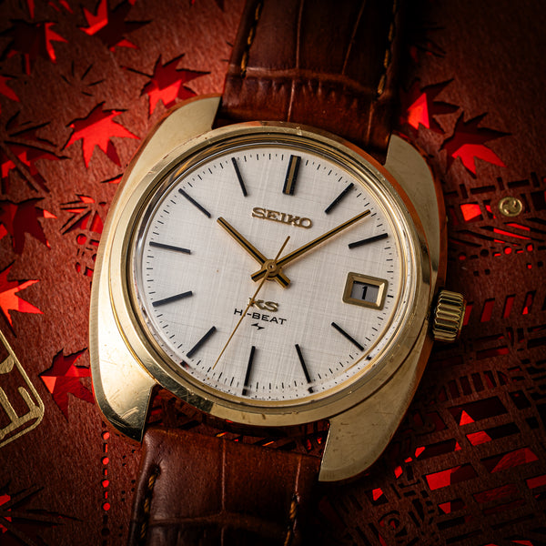 キングセイコー ハイビート 手巻き リネンダイヤル
