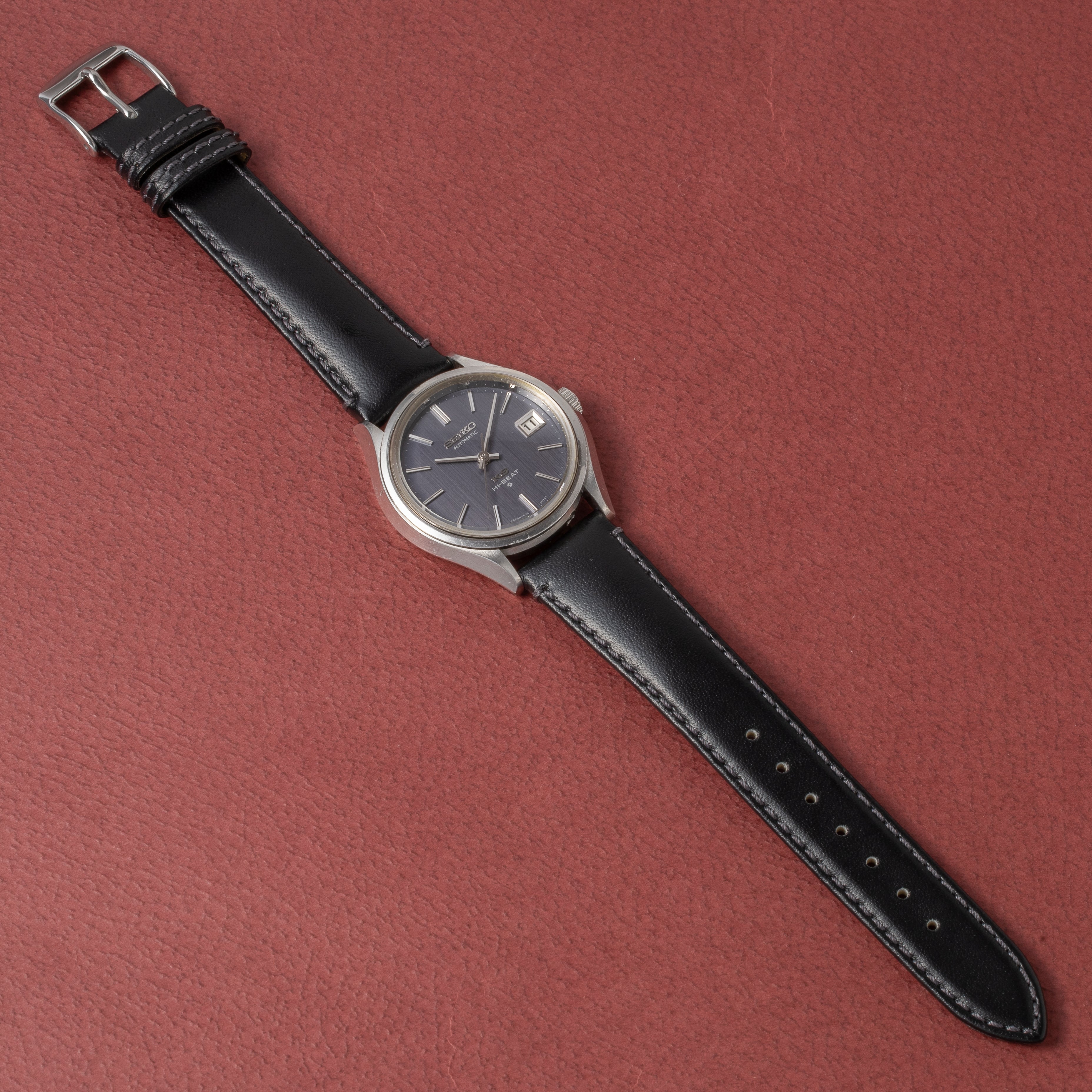 キングセイコー ハイビート 1972年製 Ref.5625-7120 ワンピースケース ブルーダイヤル