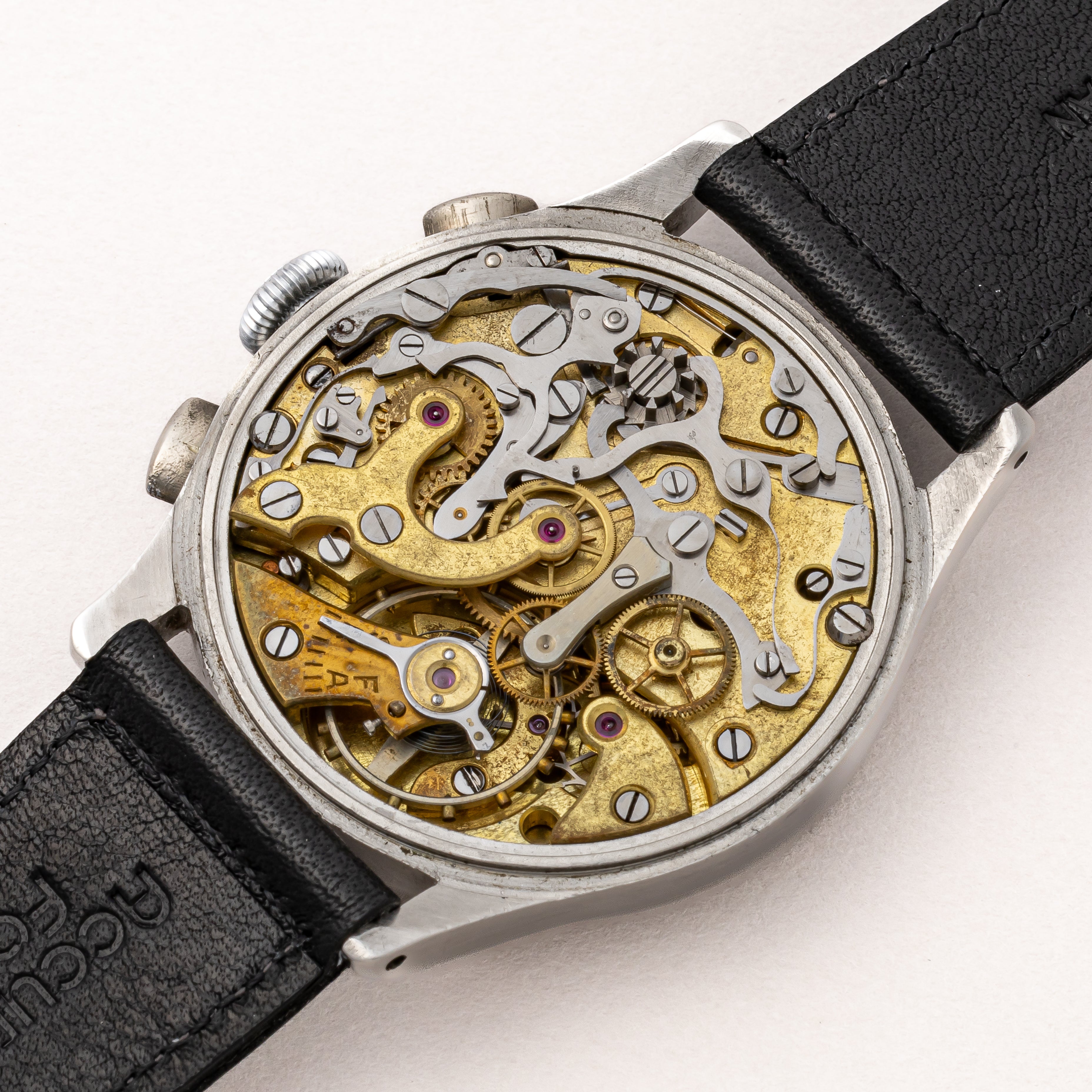 レマニア 2レジスター クロノグラフ 1940年代製 手巻き Cal.15TL