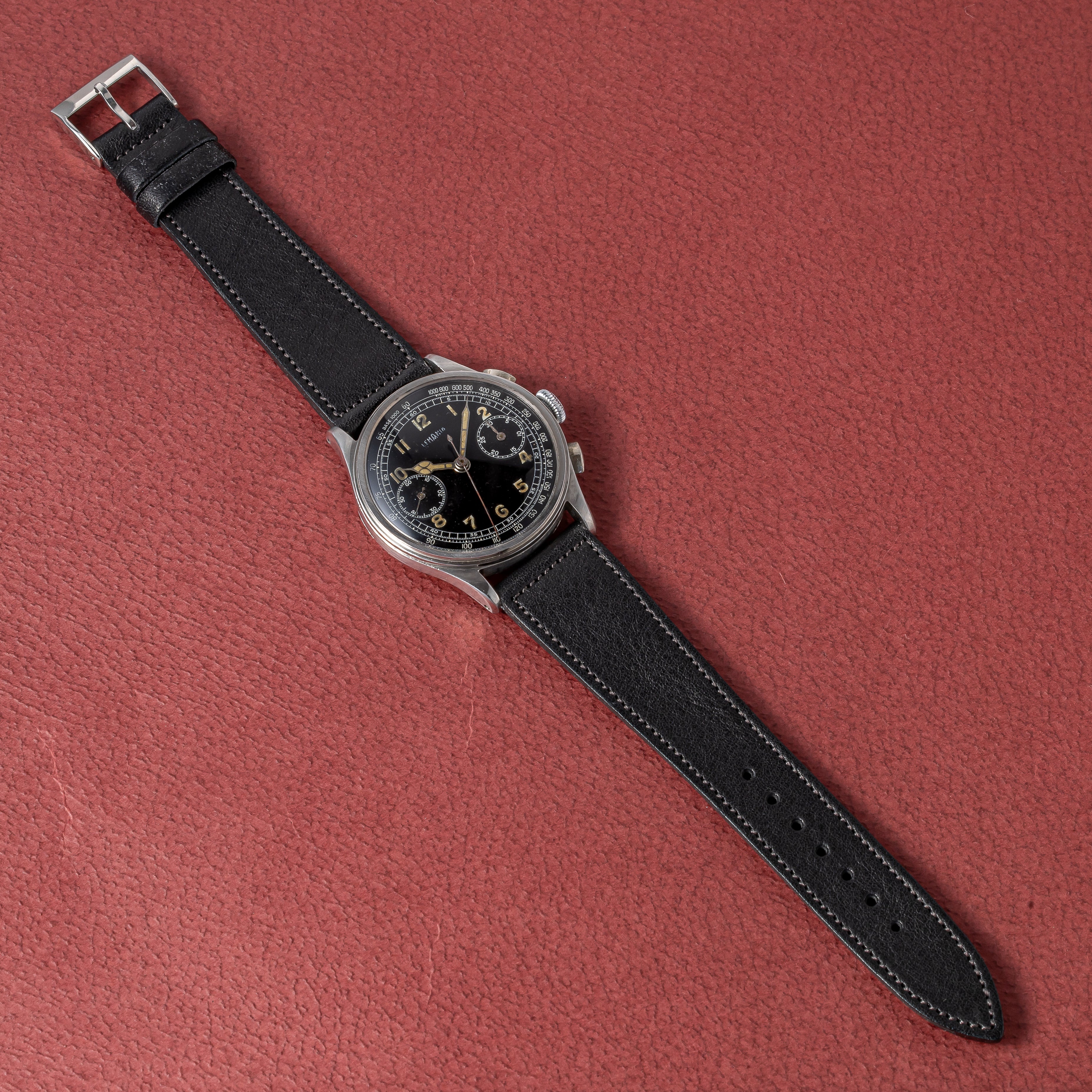 レマニア 2レジスター クロノグラフ 1940年代製 手巻き Cal.15TL
