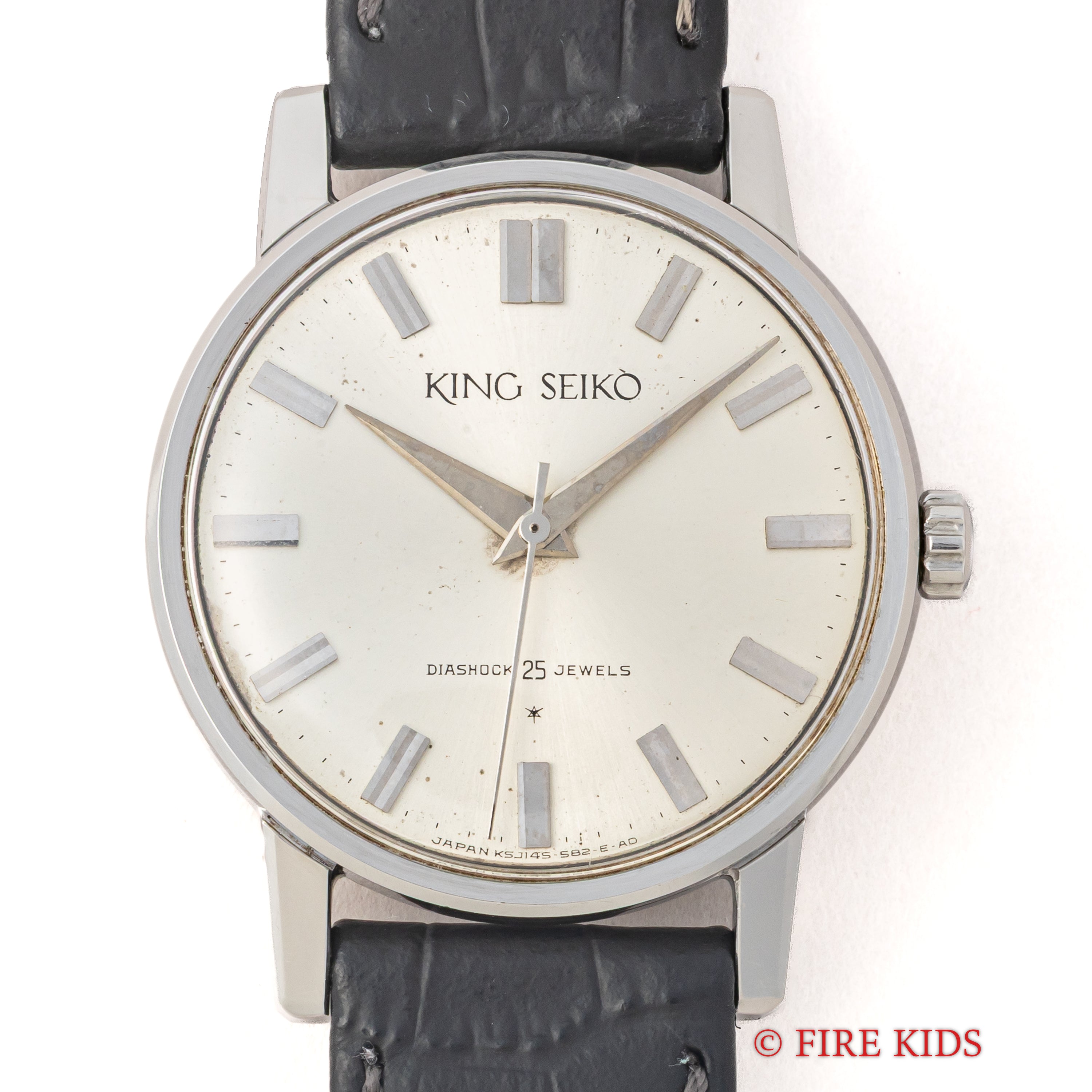 キングセイコーファーストモデル ADダイヤル 1962年製 ステンレスケース 手巻 Ref.J14012E KS