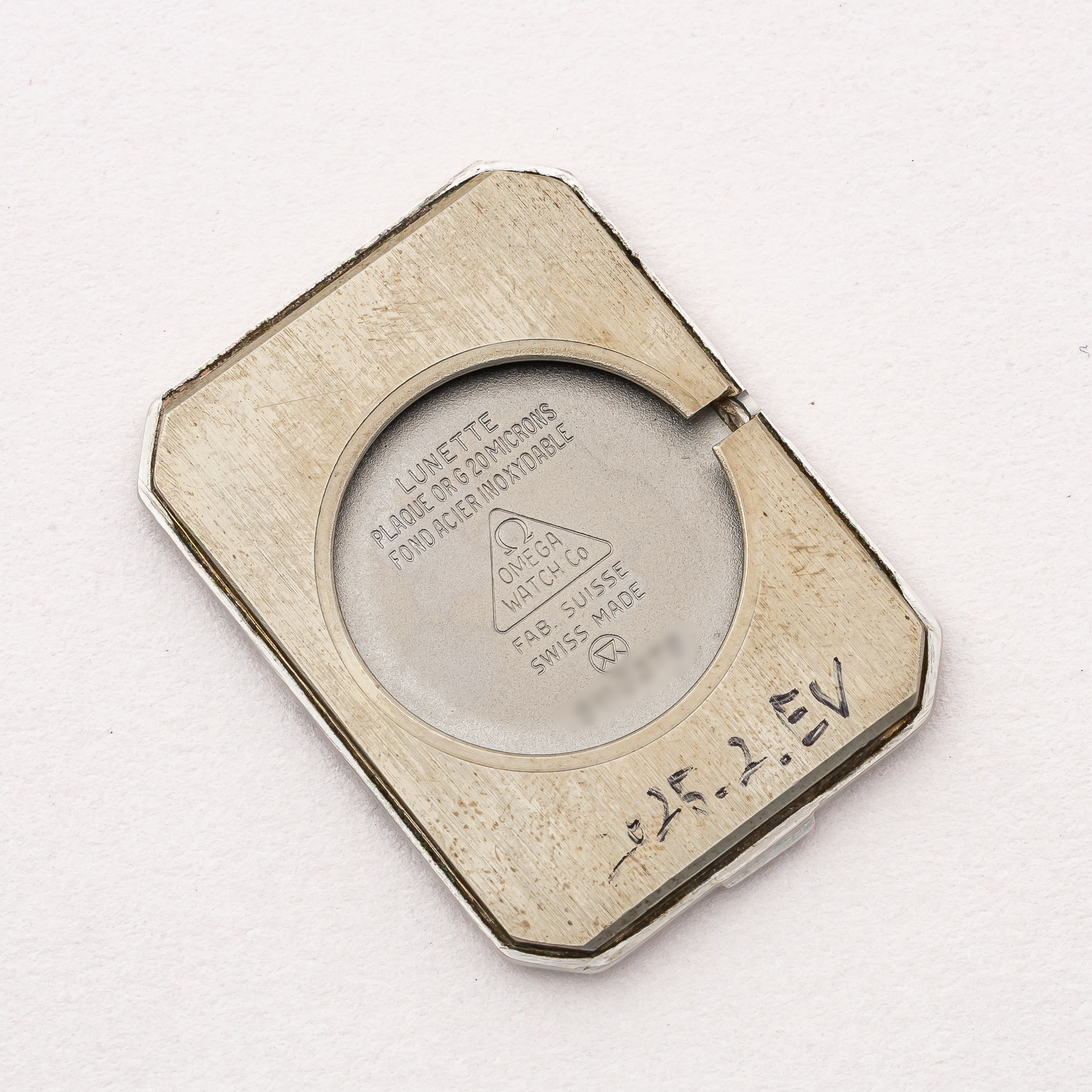 オメガ デ・ヴィル 角型 ブルーダイヤル 1972年製 手巻き カットガラス