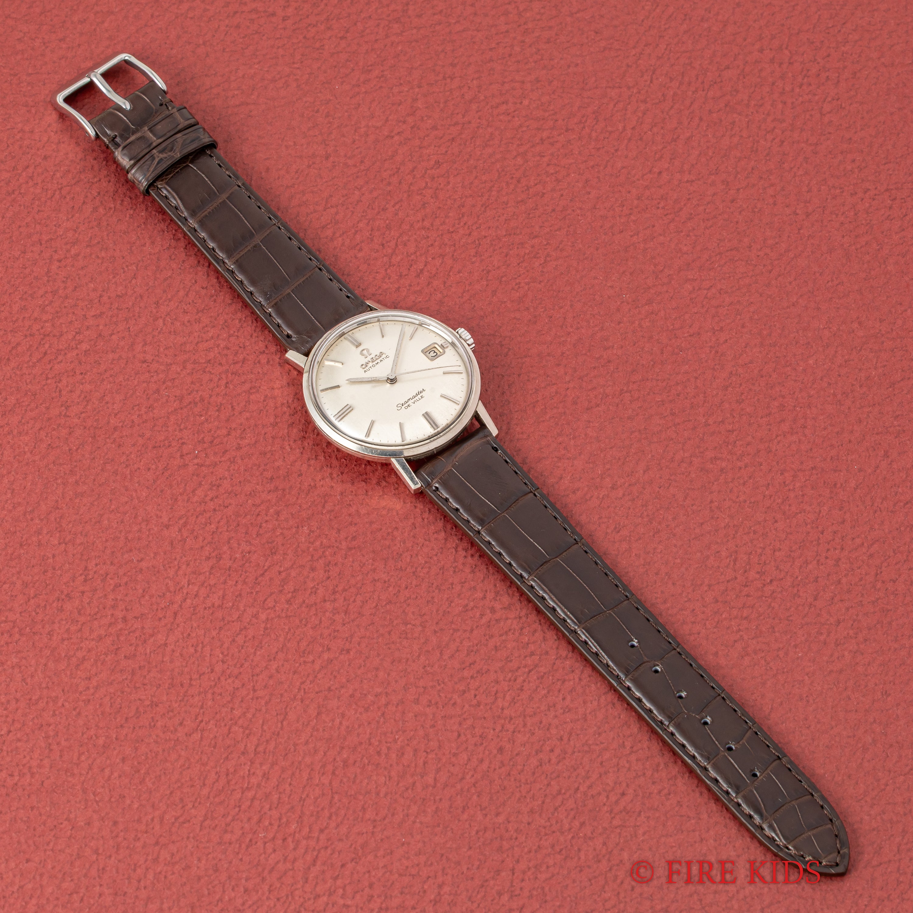 オメガ 18金無垢ホワイトゴールド シーマスター デ・ヴィル 1966年製 自動巻き