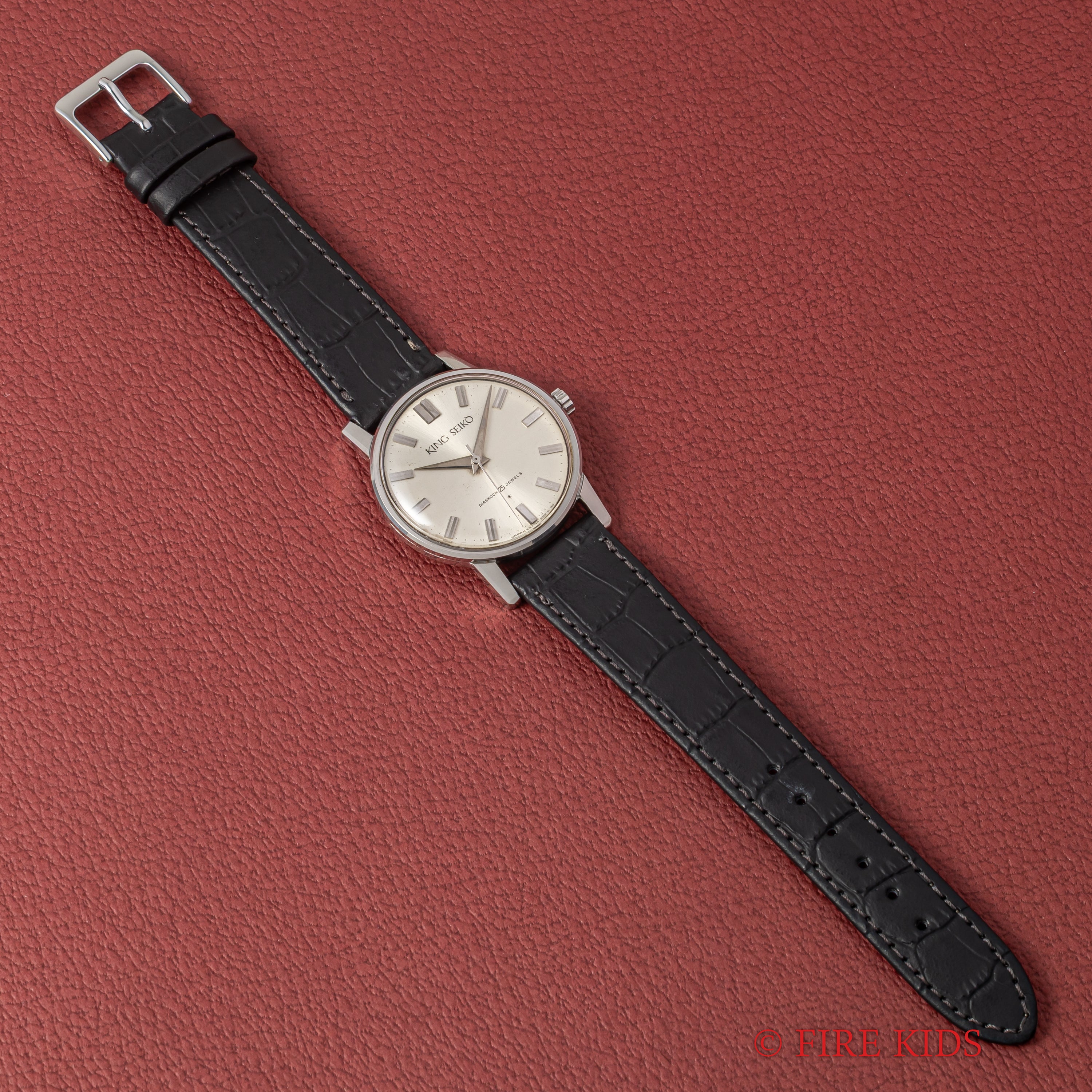 キングセイコーファーストモデル ADダイヤル 1962年製 ステンレスケース 手巻 Ref.J14012E KS