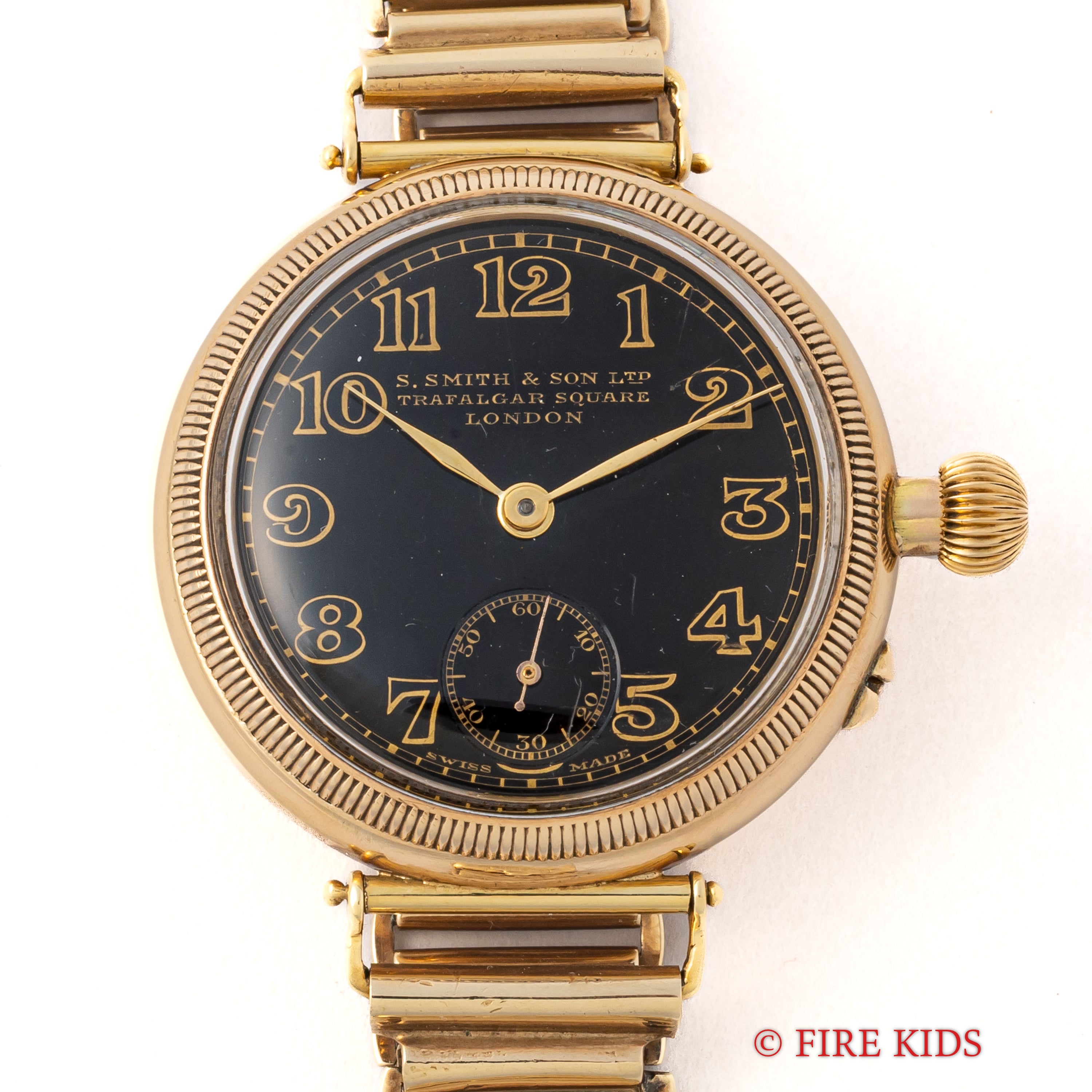 【未開封品】ボルケーノ　ラシンバン　ロング ロンジン ポーセリンダイヤル 1920年代製 9金無垢 手巻き Cal