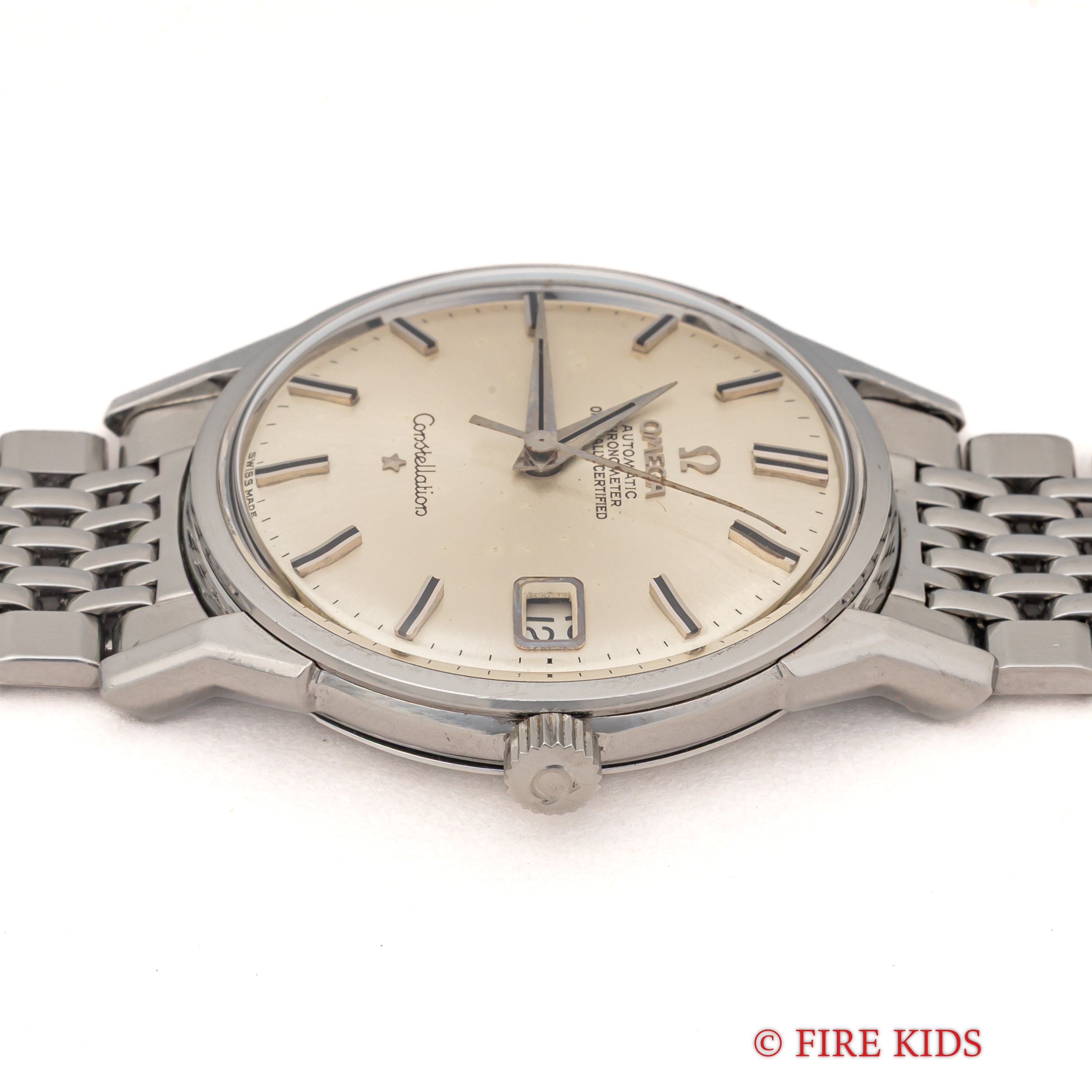 オメガ コンステレーション 1962年製 Ref.168.005 シルバーダイヤル 純正ブレス付き