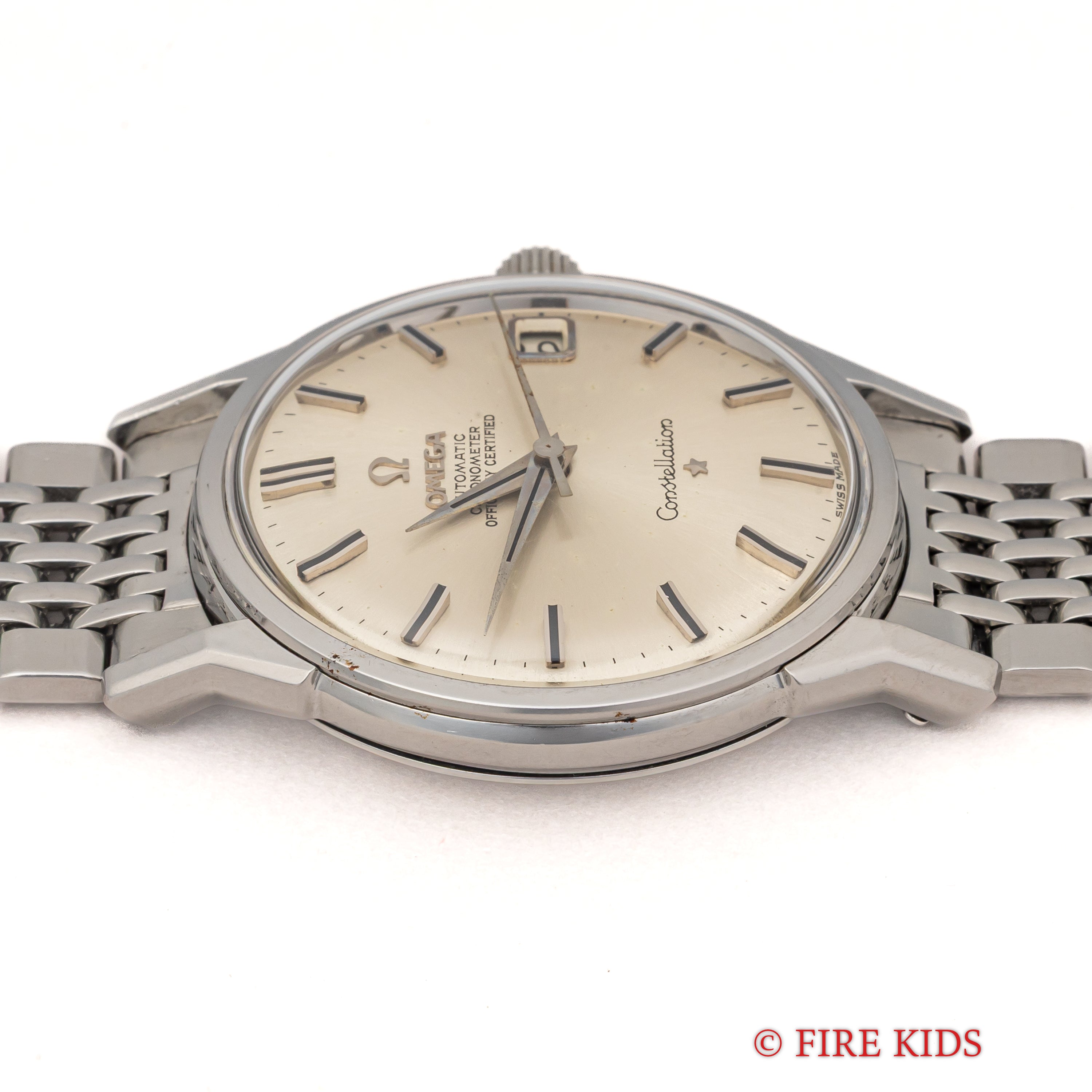 オメガ コンステレーション 1962年製 Ref.168.005 シルバーダイヤル 純正ブレス付き