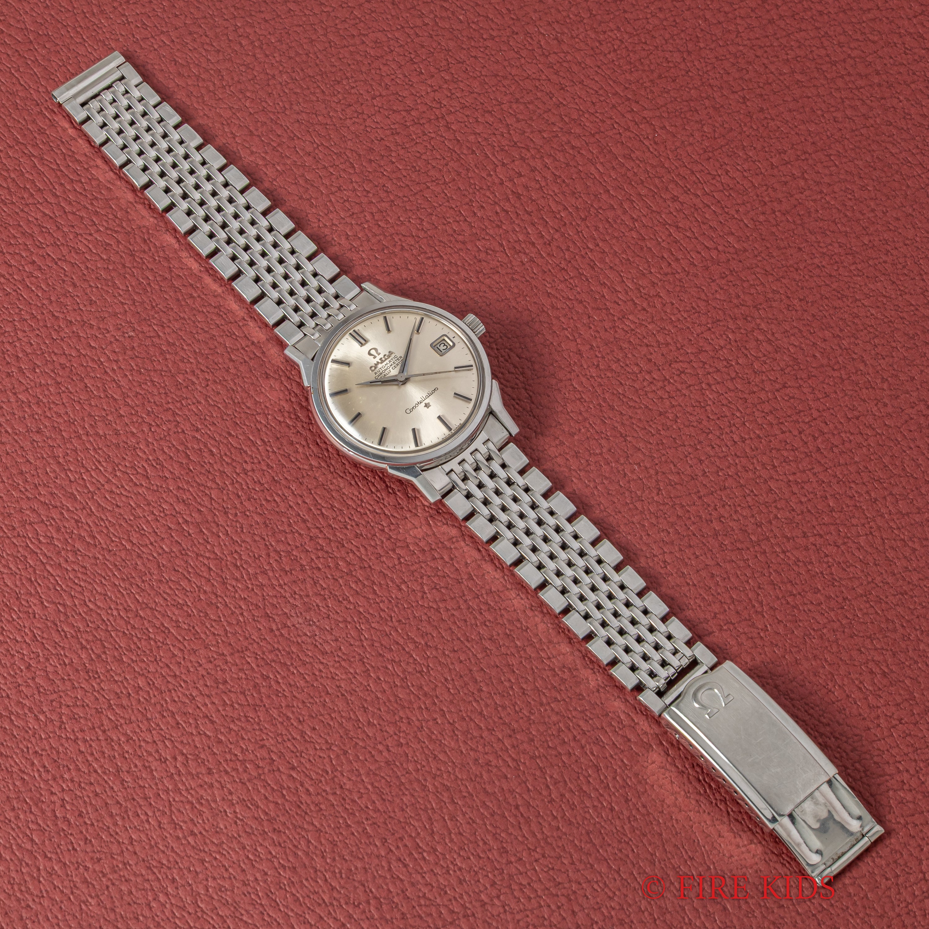 オメガ コンステレーション 1962年製 Ref.168.005 シルバーダイヤル 純正ブレス付き