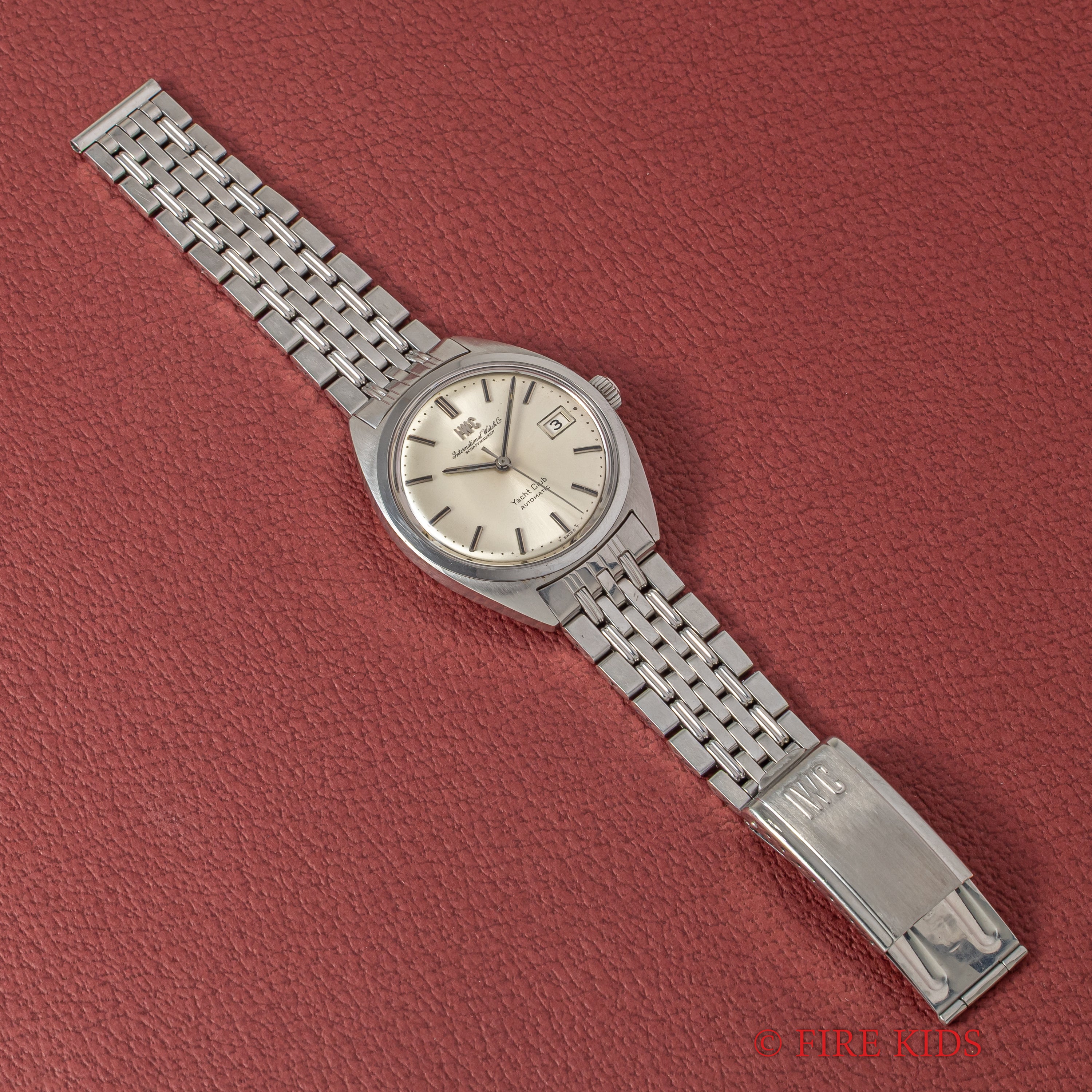 IWC  ヨットクラブ　ゲイフレアー ブレス　18mm IWC ヨットクラブ 純正ゲイフレアーブレス付き 1970年製（昭和45