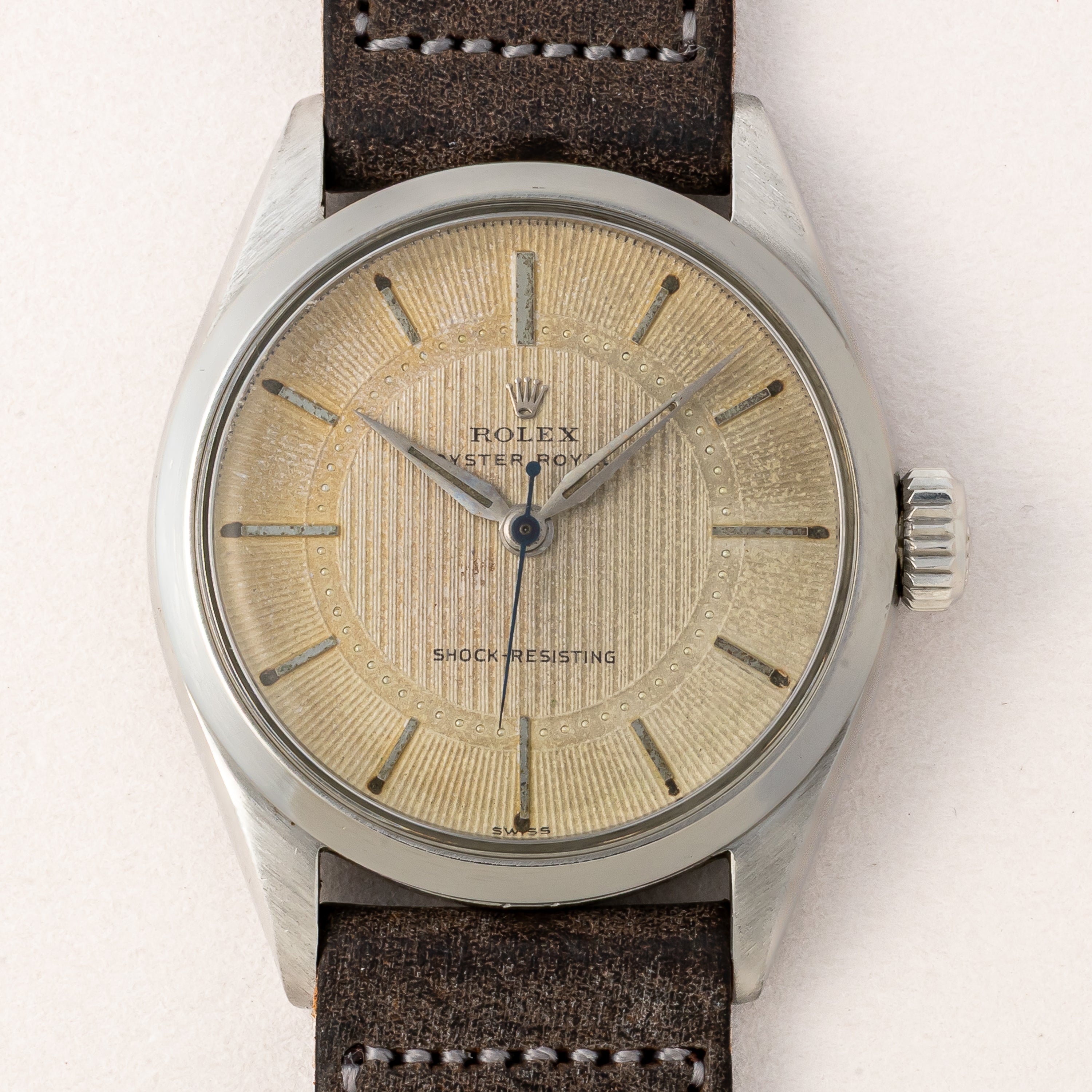 ROLEX アンティーク オイスターデイト 手巻き時計 ロレックス オイスター ローヤル 1957年製 Ref.6444 手巻き ツートン