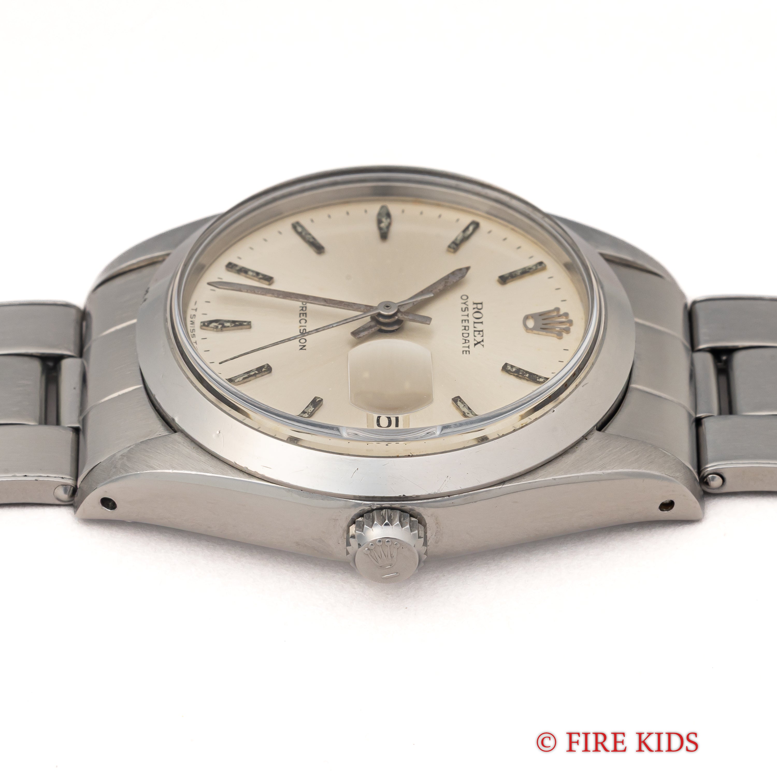 ロレックス オイスターデイト 1967年製 Ref.6694 シルバー