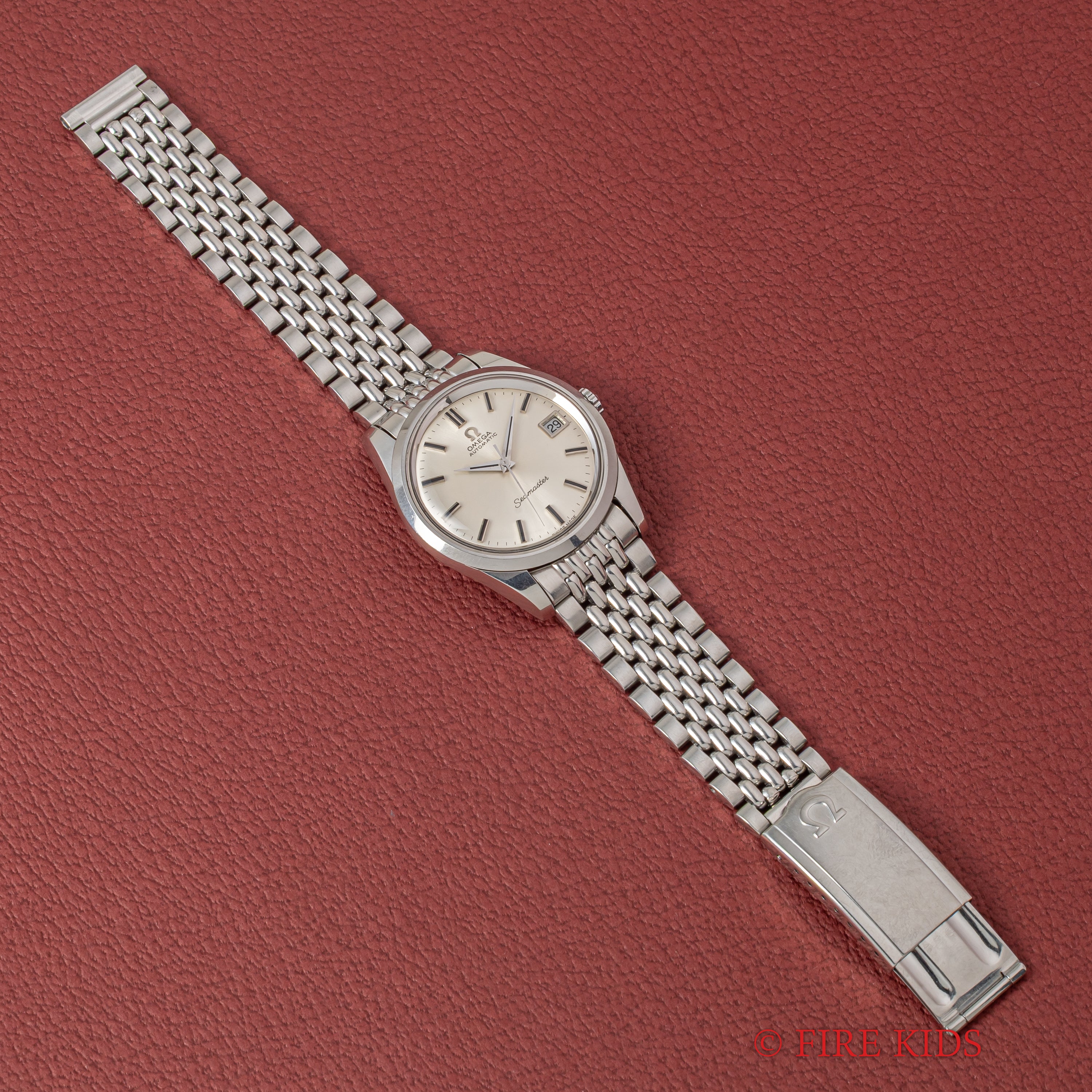 オメガ　シーマスター 120 スティール　ブレス オメガ シーマスター 自動巻き 1968年製 Ref.166010 67 SC