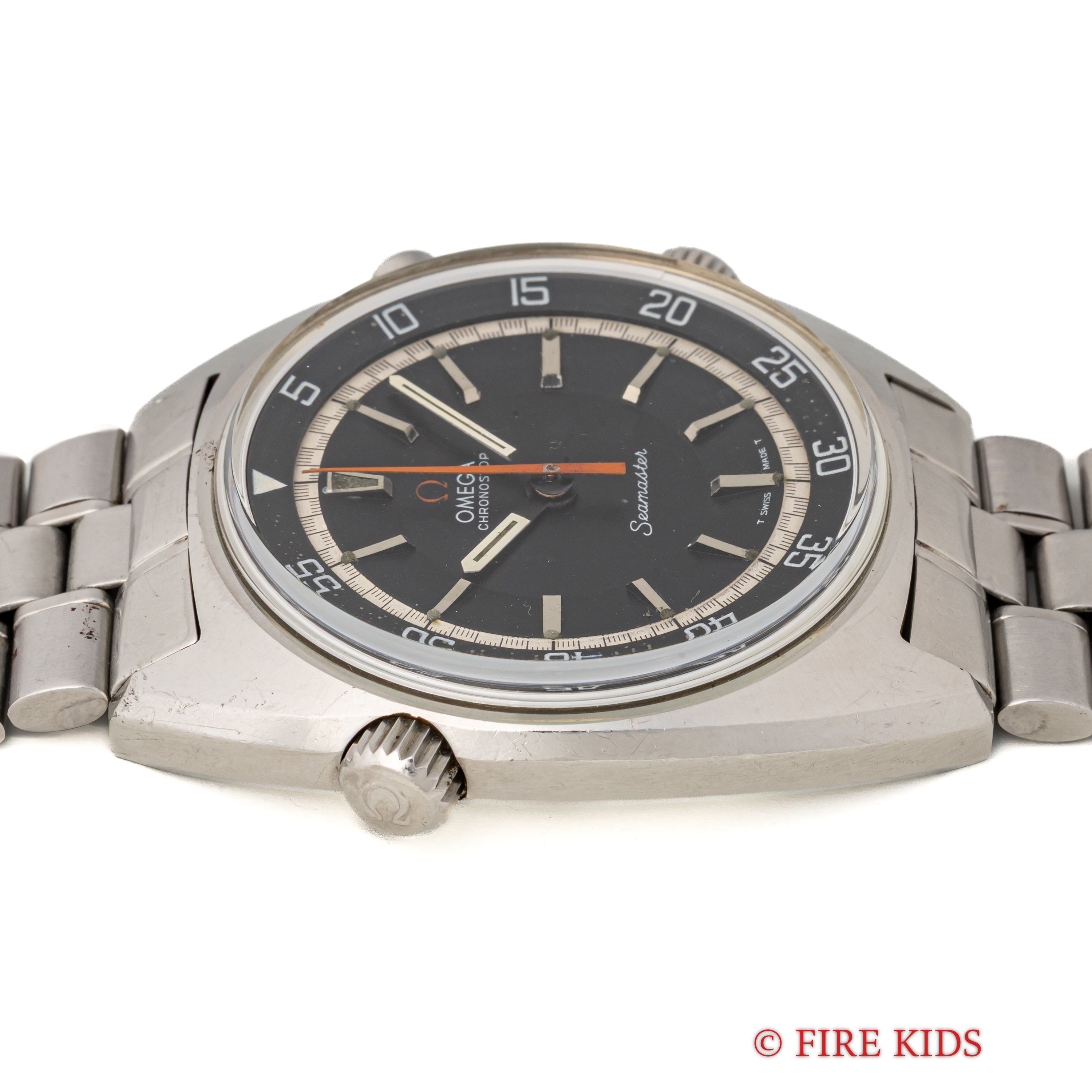 オメガ クロノストップ 手巻き Cal.865 1969年製 純正ブレス付き