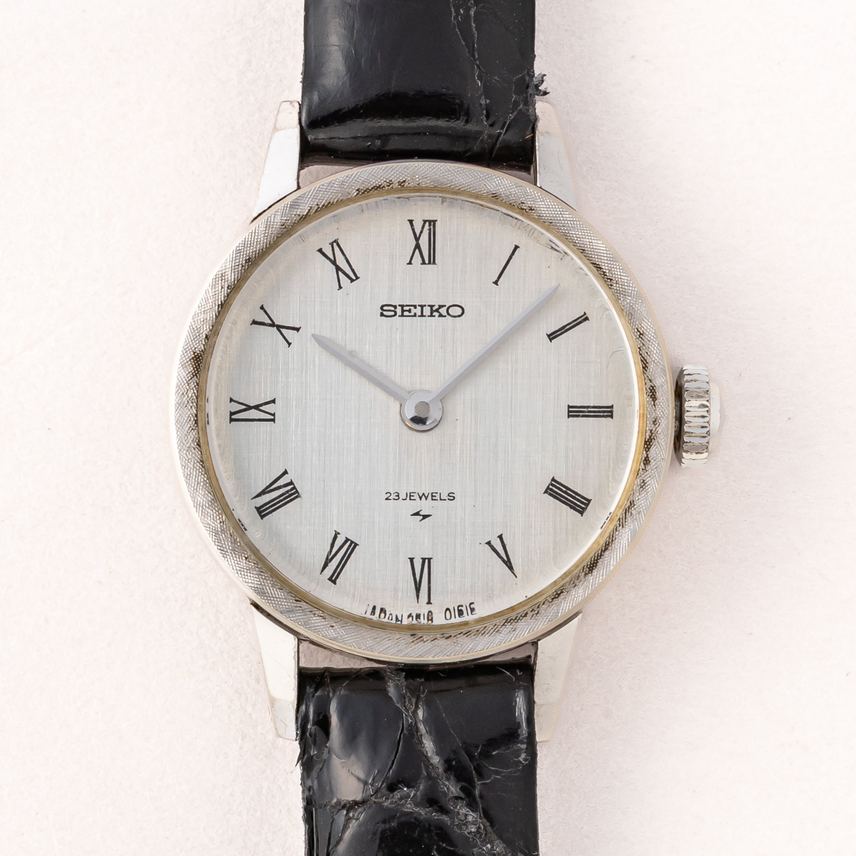 セイコー レディース 1967年製 Ref.2519-0152 ラウンドケース 14金無垢ホワイトゴールド  手巻き