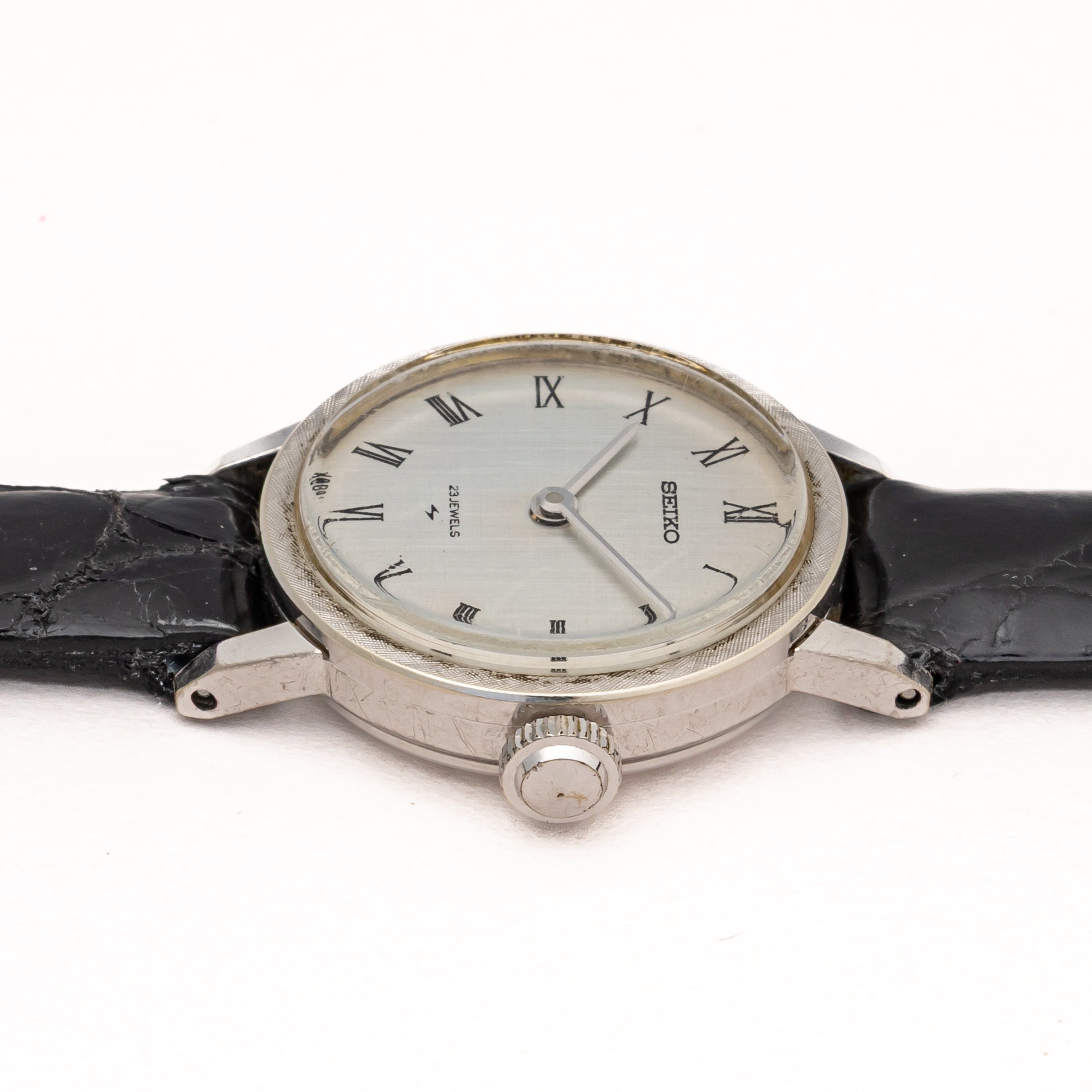 セイコー レディース 1967年製 Ref.2519-0152 ラウンドケース 14金無垢ホワイトゴールド  手巻き