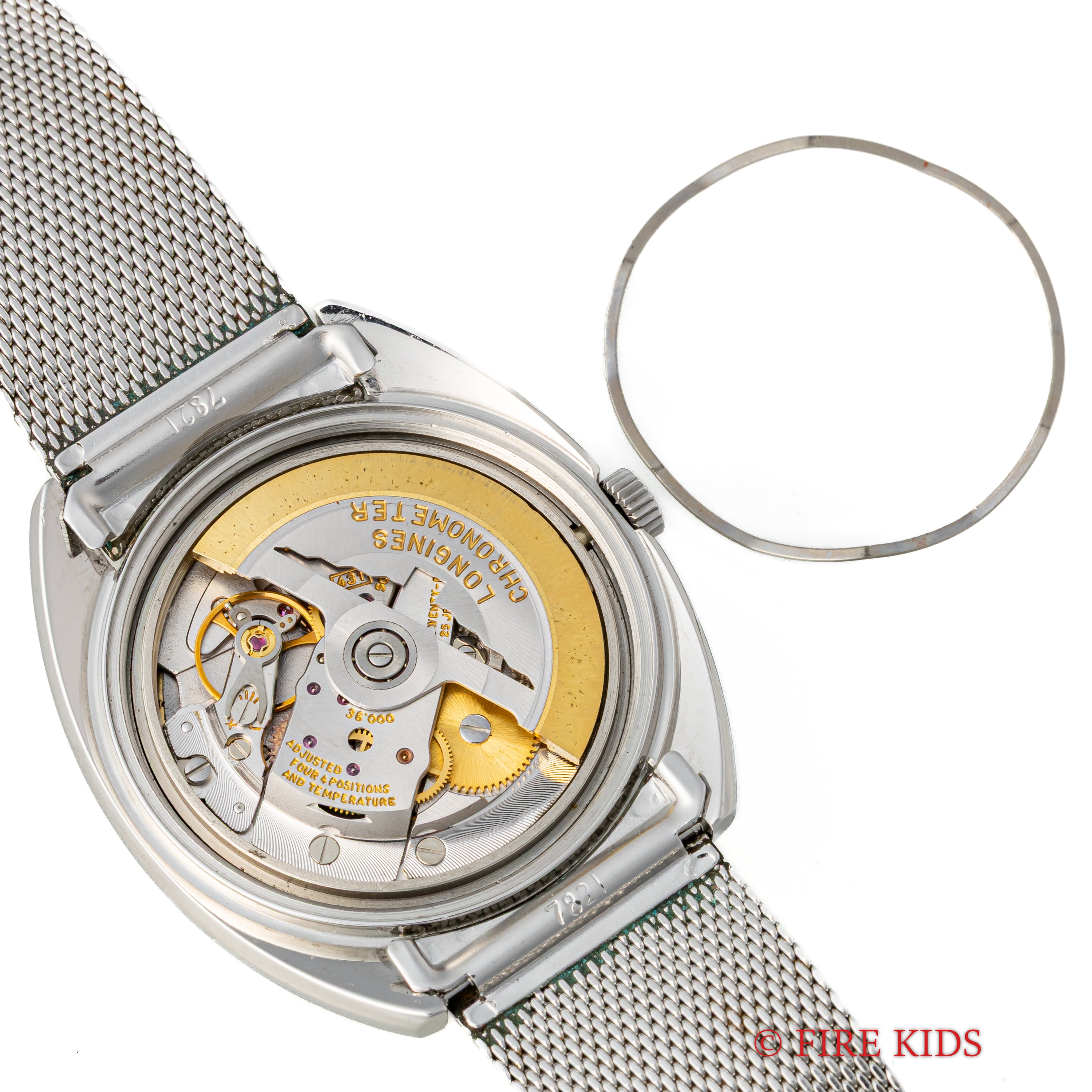 ロンジン ウルトラクロン クロノメーター 1969年製 10振動自動巻 Cal.431 Ref.8355 純正ブレス 箱付