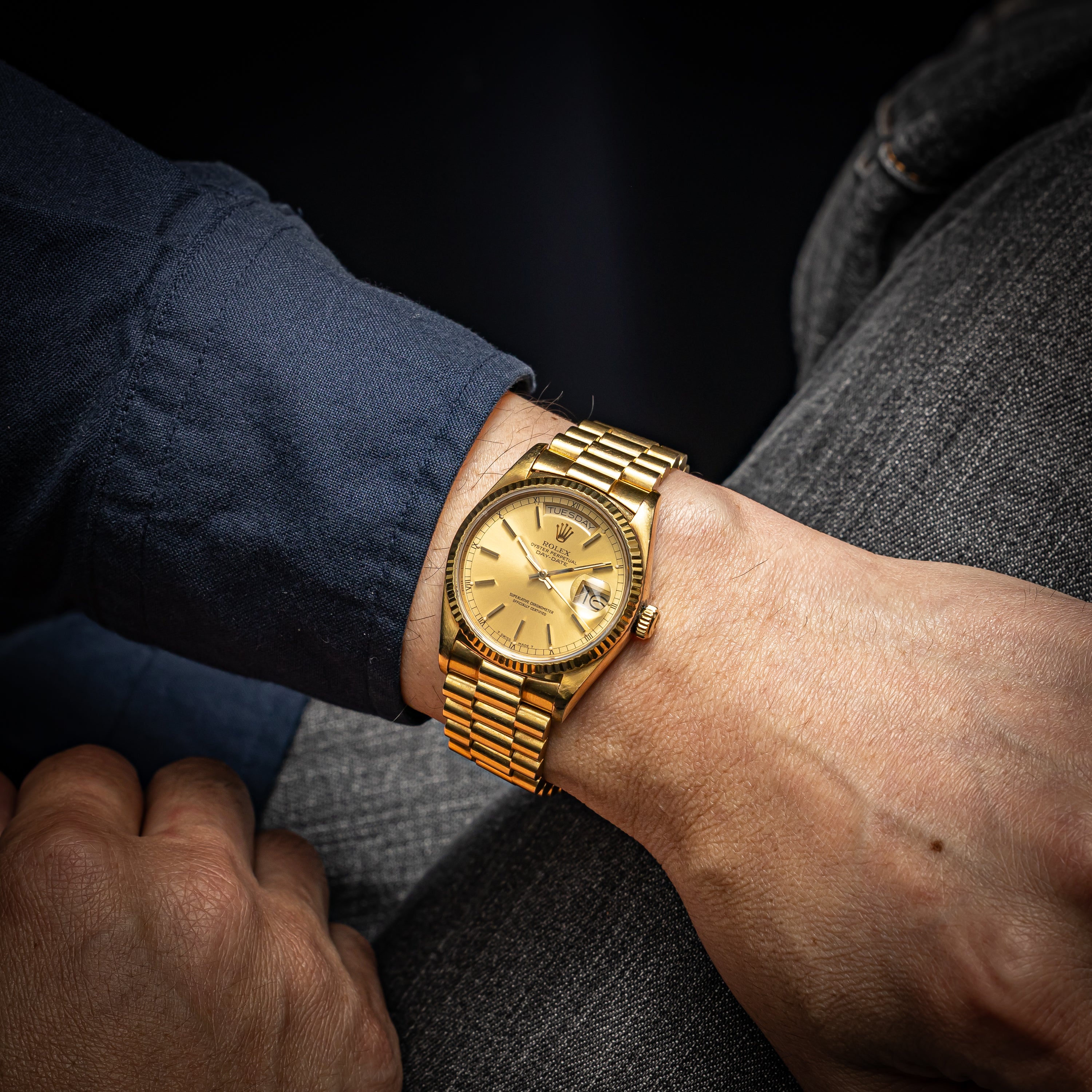 ☆ROLEX デイデイト 18038 ブレス駒 FZ8338 時計