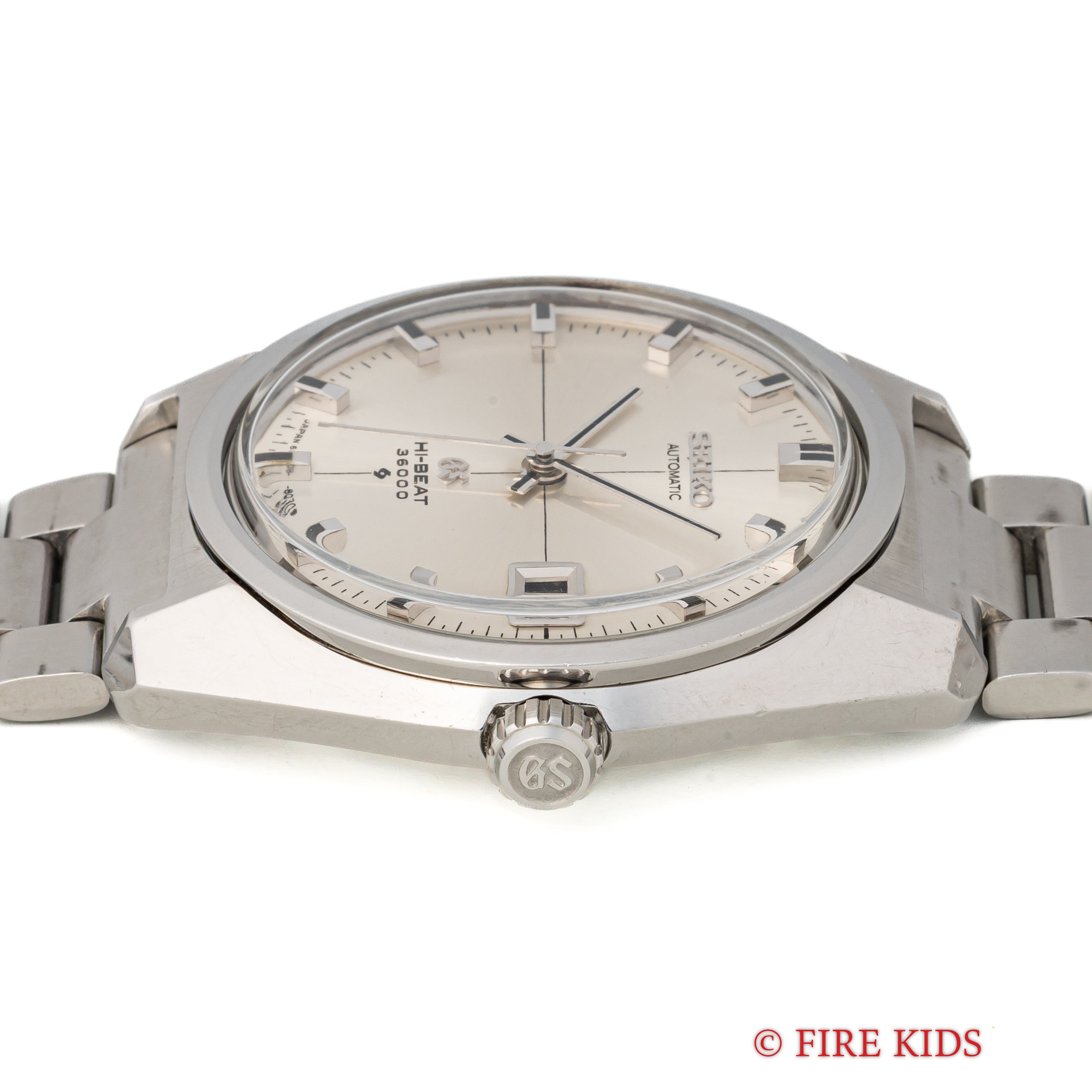 グランドセイコー ハイビート 36000 1969年製 Ref.6145-8000 61GS クロスライン 純正ブレス付き