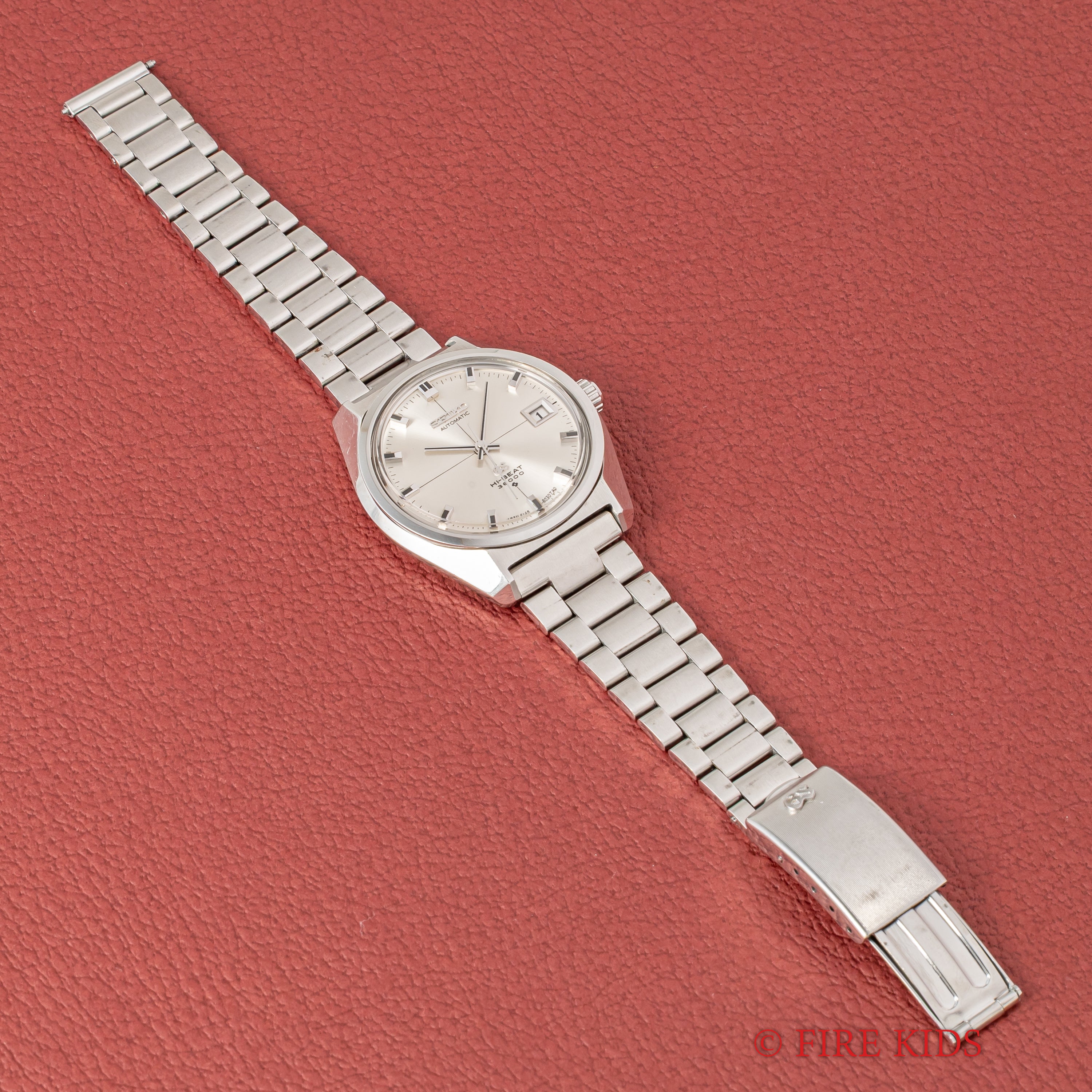 グランドセイコー ハイビート 36000 1969年製 Ref.6145-8000 61GS クロスライン 純正ブレス付き