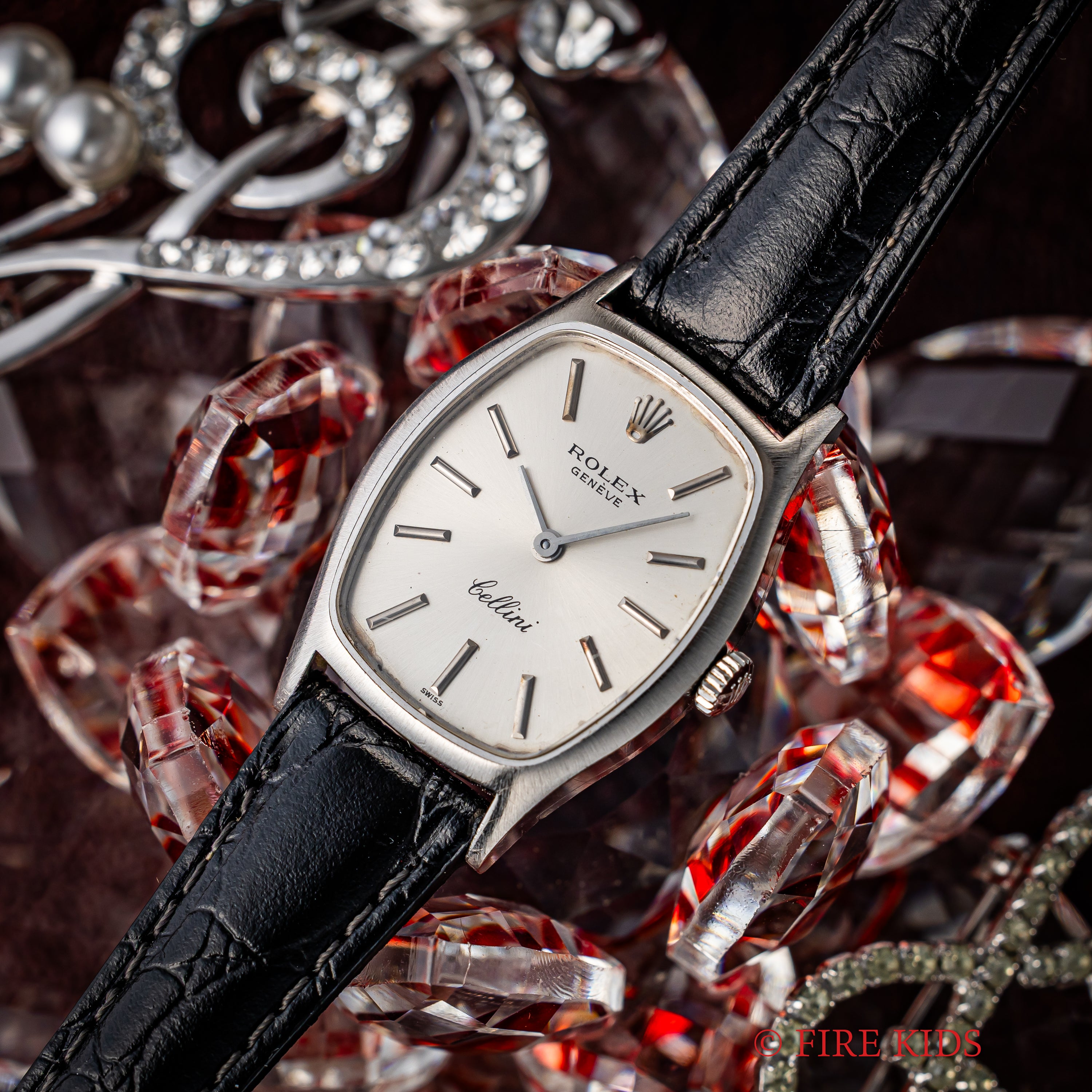 ロレックス レディースチェリーニ 1968年製 Ref.3803 18金無垢 ホワイトゴールド