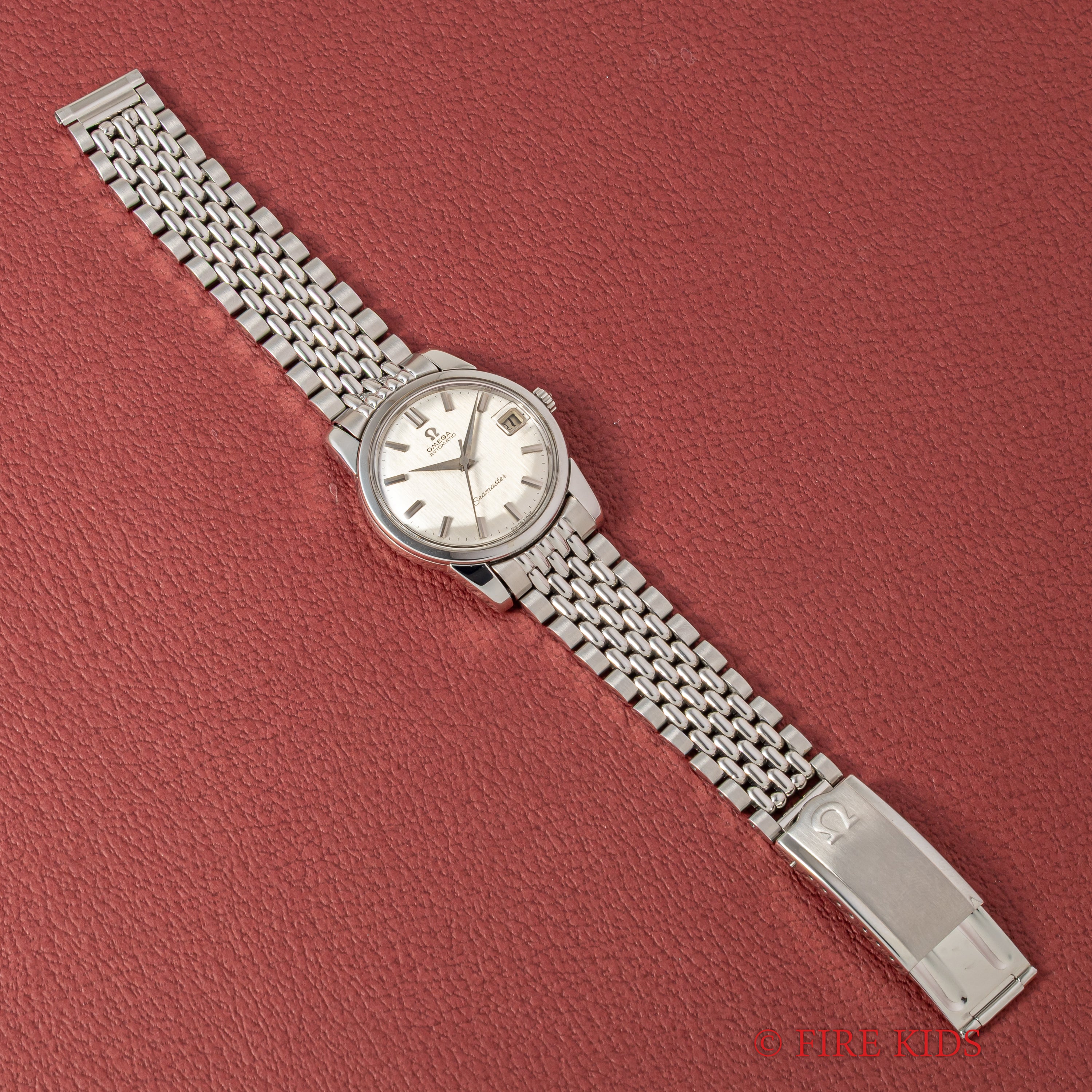 オメガ シーマスター オートマチック 1963年製 Ref.166.009 シルバーダイヤルCal.562 純正ブレス