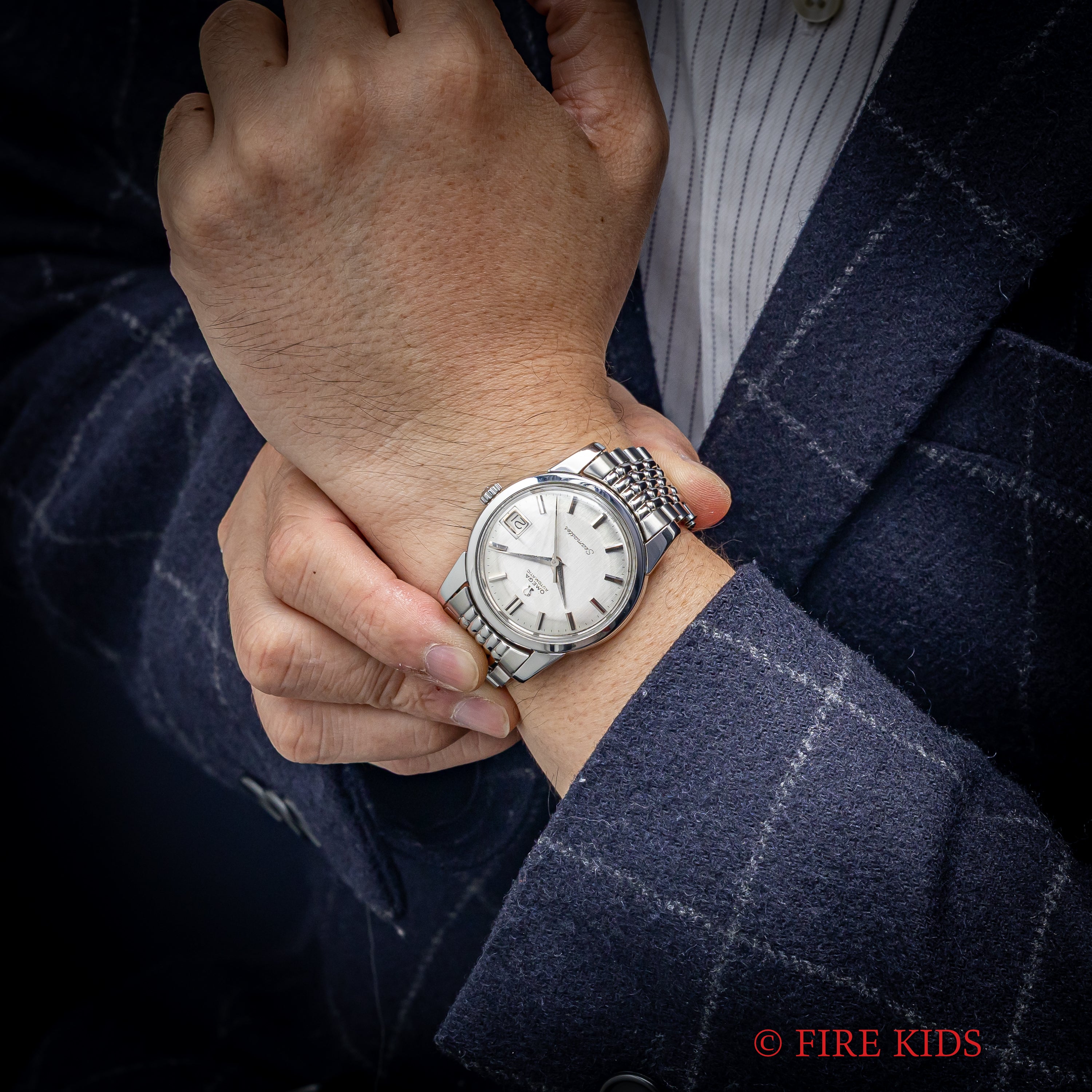 オメガ シーマスター オートマチック 1963年製 Ref.166.009 シルバーダイヤルCal.562 純正ブレス