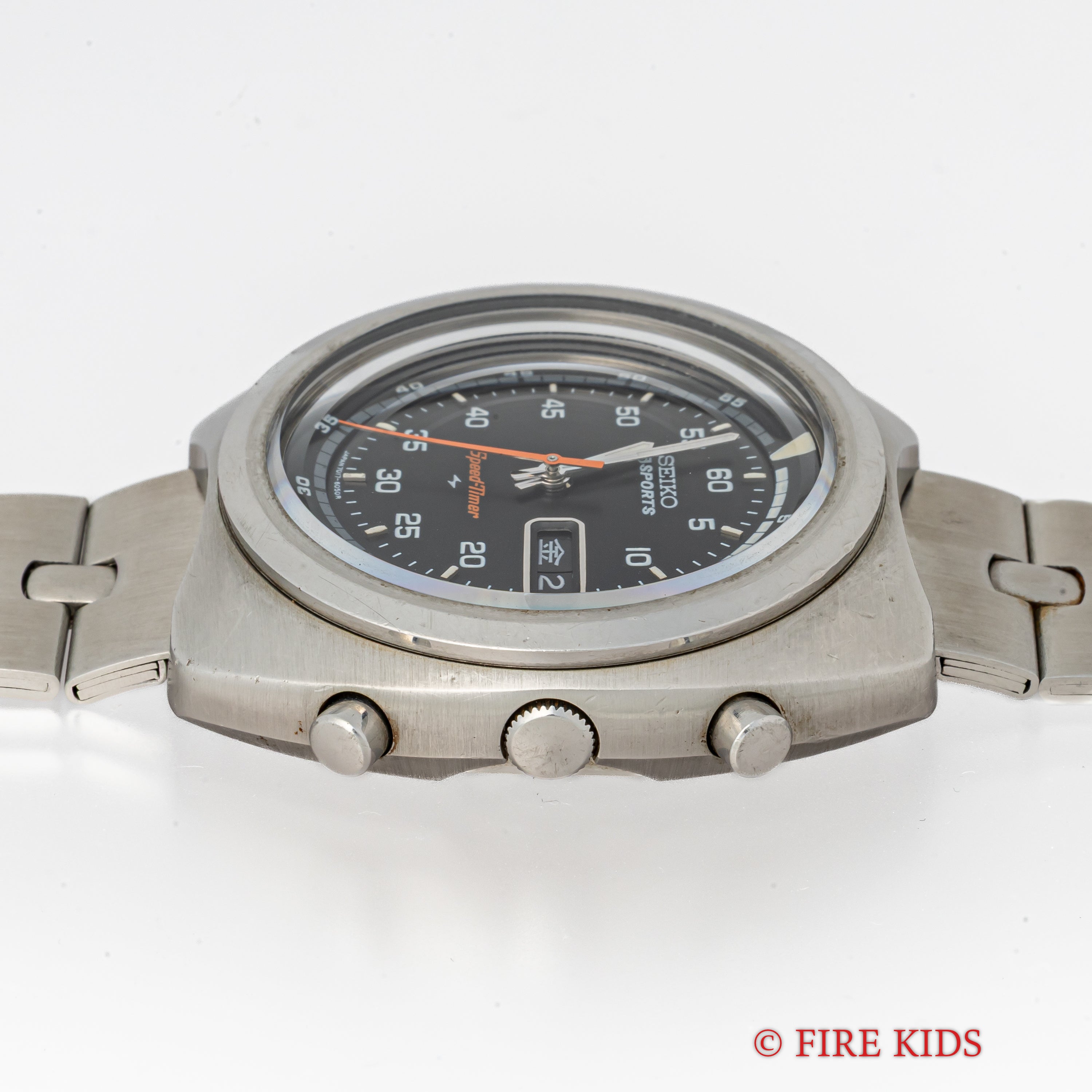 セイコー 5スポーツ スピードタイマー 1971年製 Ref.7017-6040 自動巻クロノグラフ 純正ブレス