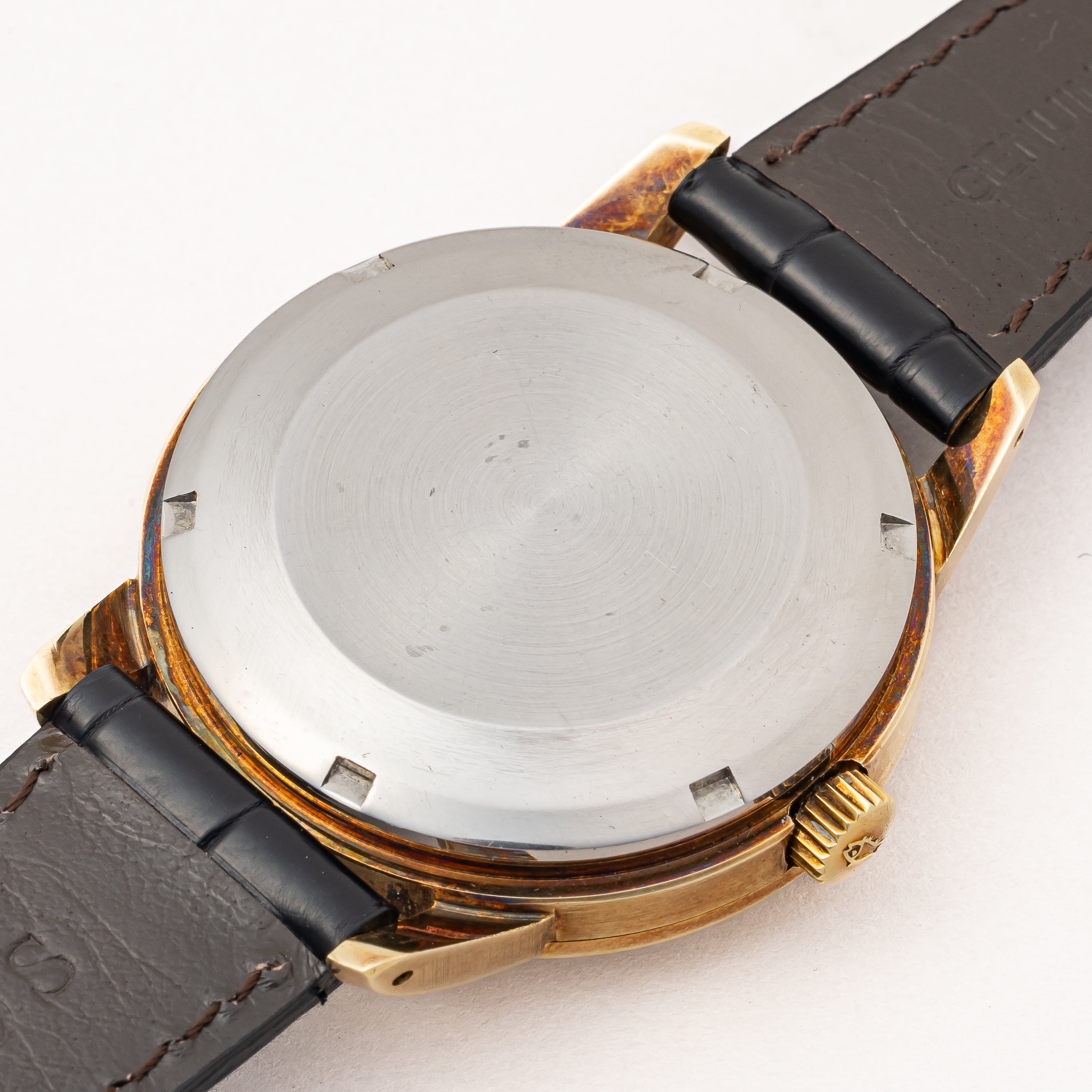 IWC 14金無垢インヂュニア 1963年製 Ref.766A バックステン