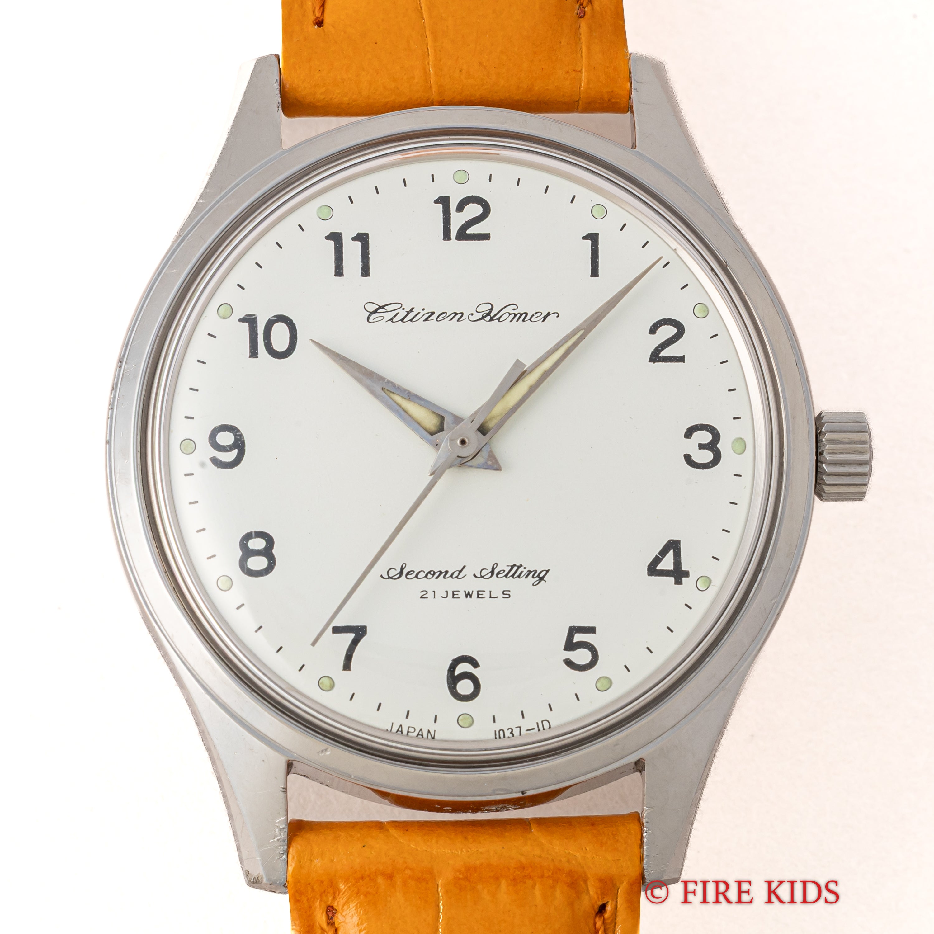 シチズン ホーマー 国鉄 1969年製 鉄道時計 手巻き 秒針規制装置 昭和44年