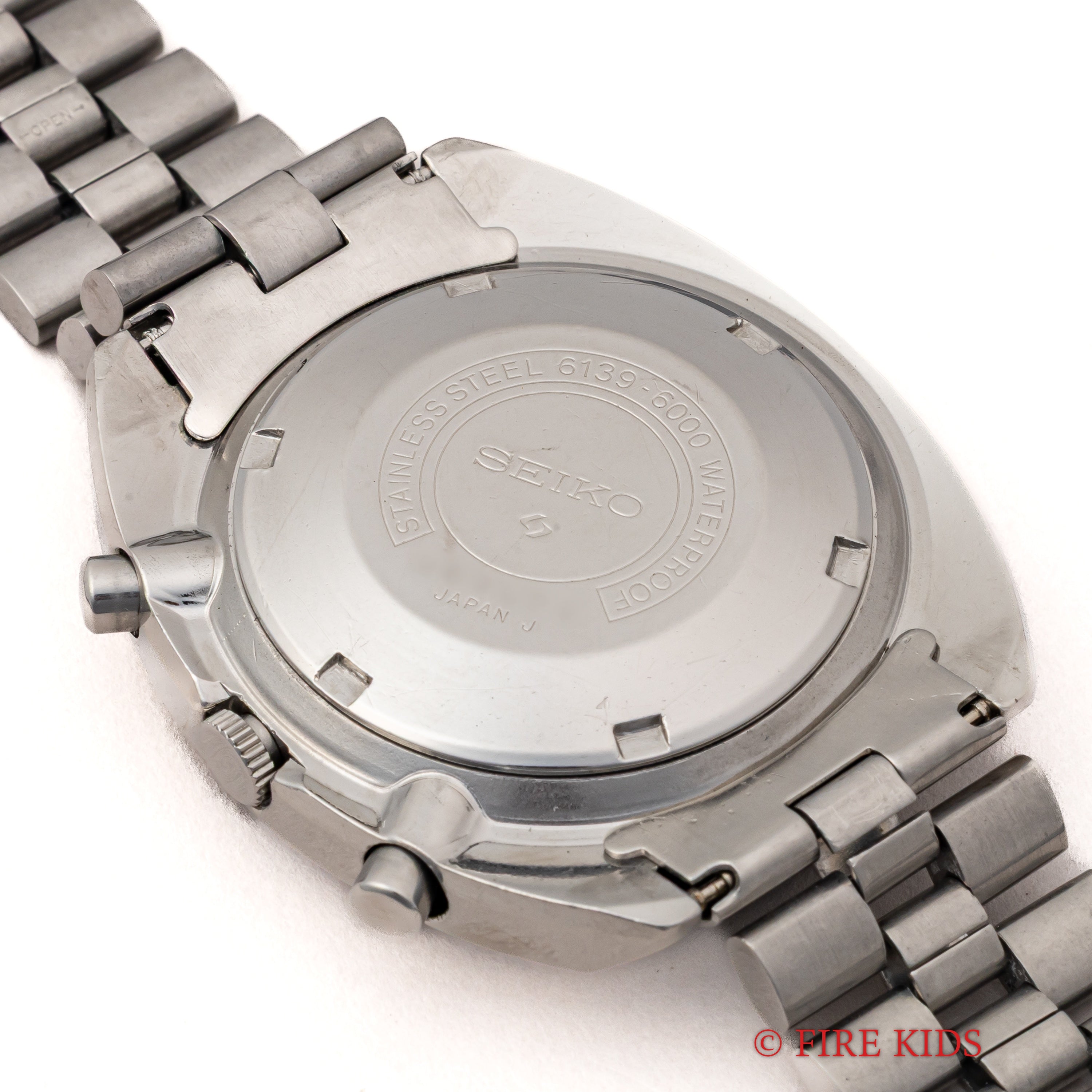 セイコー Ref.6139-6000 “ポーグ” シルバーダイヤル 自動巻クロノグラフ 純正ブレス付 1969年製