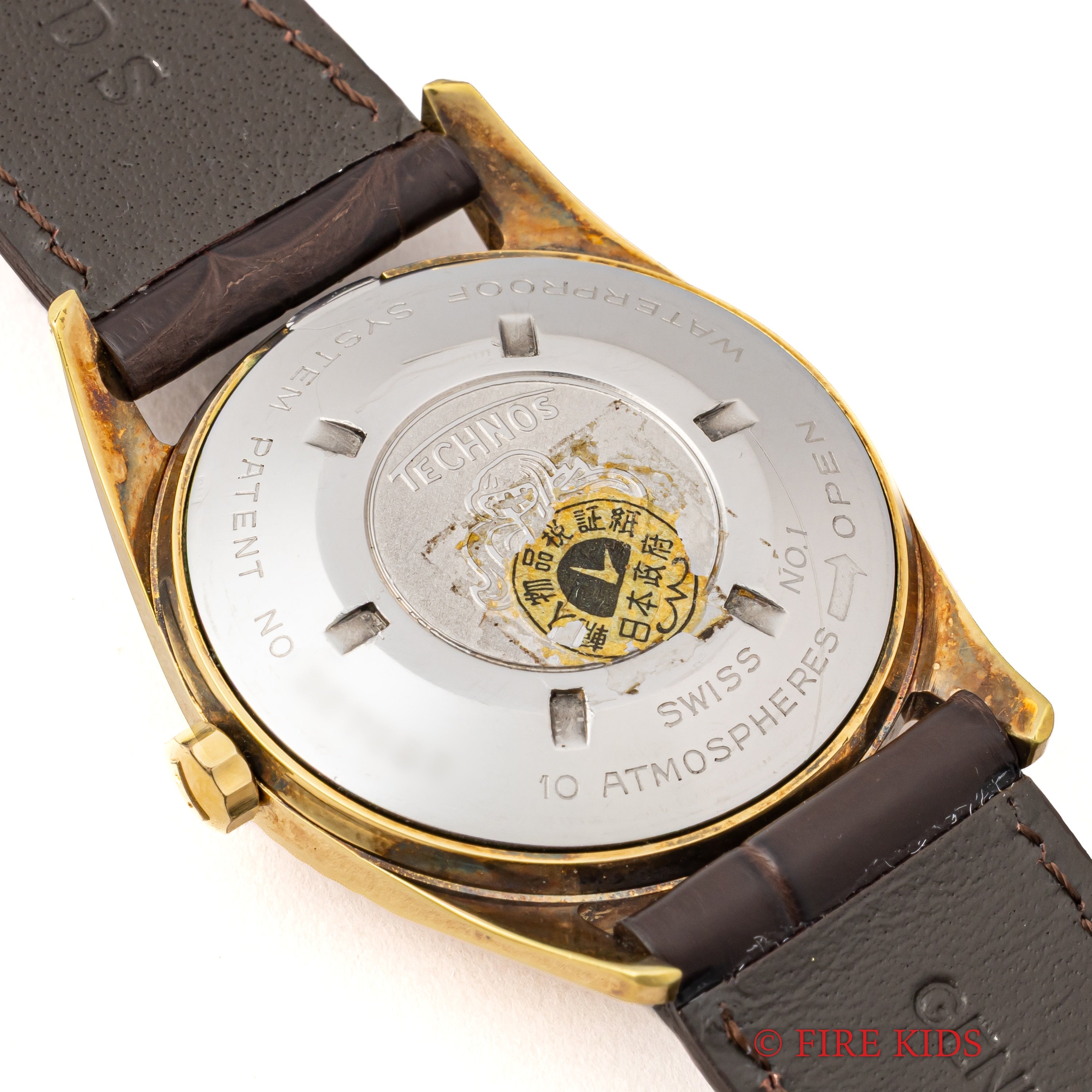 テクノス スターチーフ 赤カレンダー 1960年代製 美品 30石自動巻き