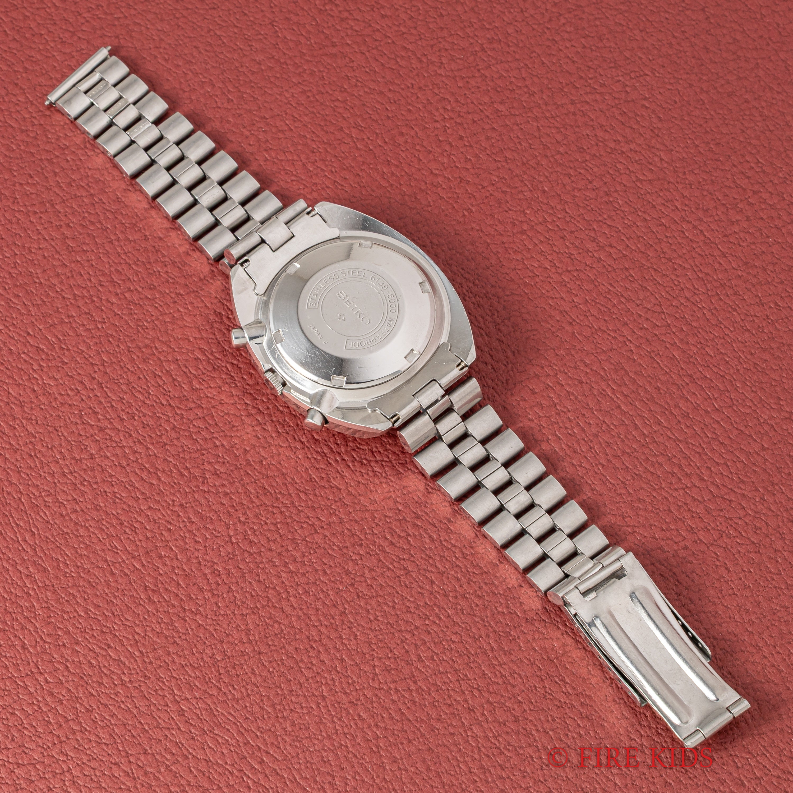 セイコー Ref.6139-6000 “ポーグ” シルバーダイヤル 自動巻クロノグラフ 純正ブレス付 1969年製