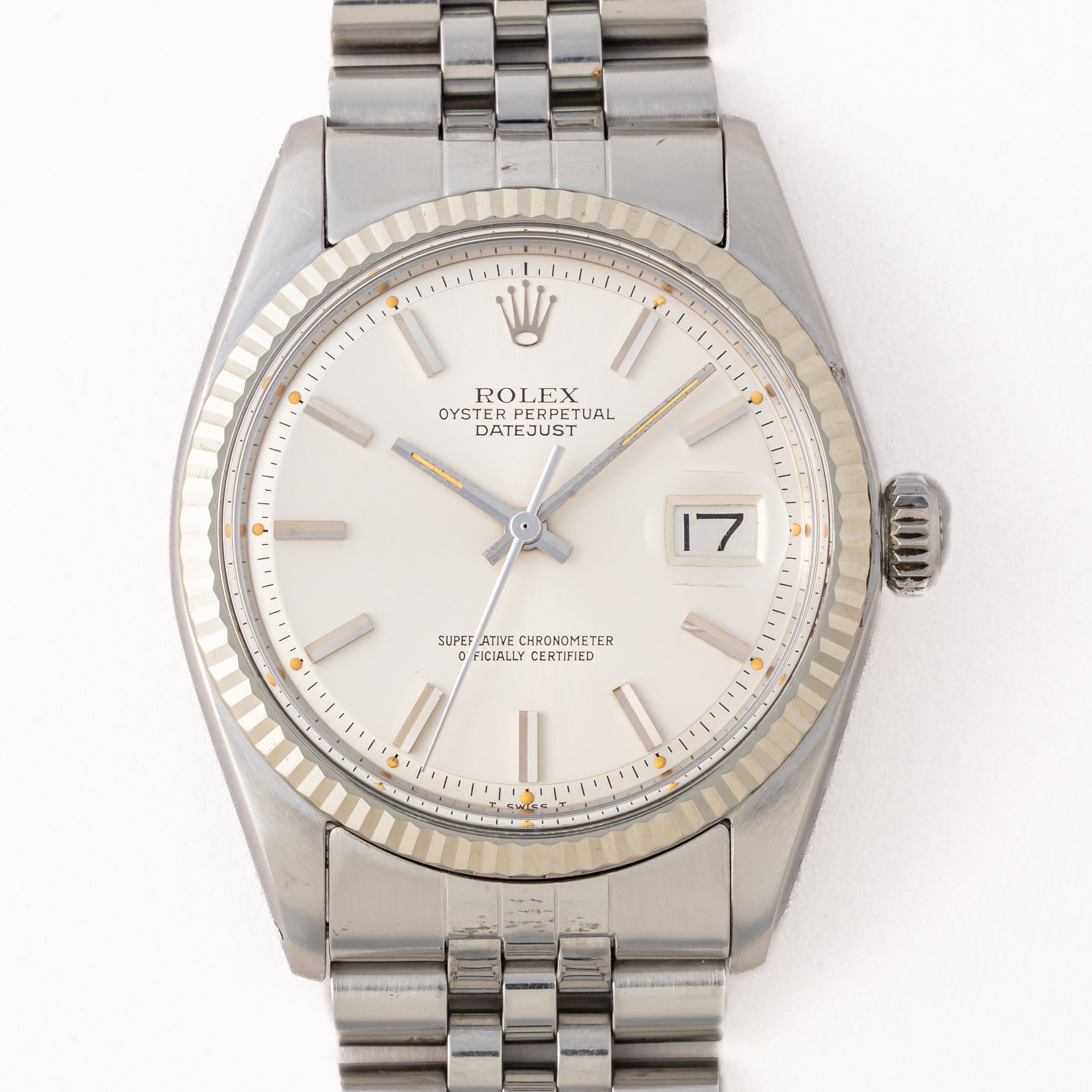 ロレックス デイトジャスト 1974年製 Ref.1601 シルバーダイヤル 純正ジュビリーブレス