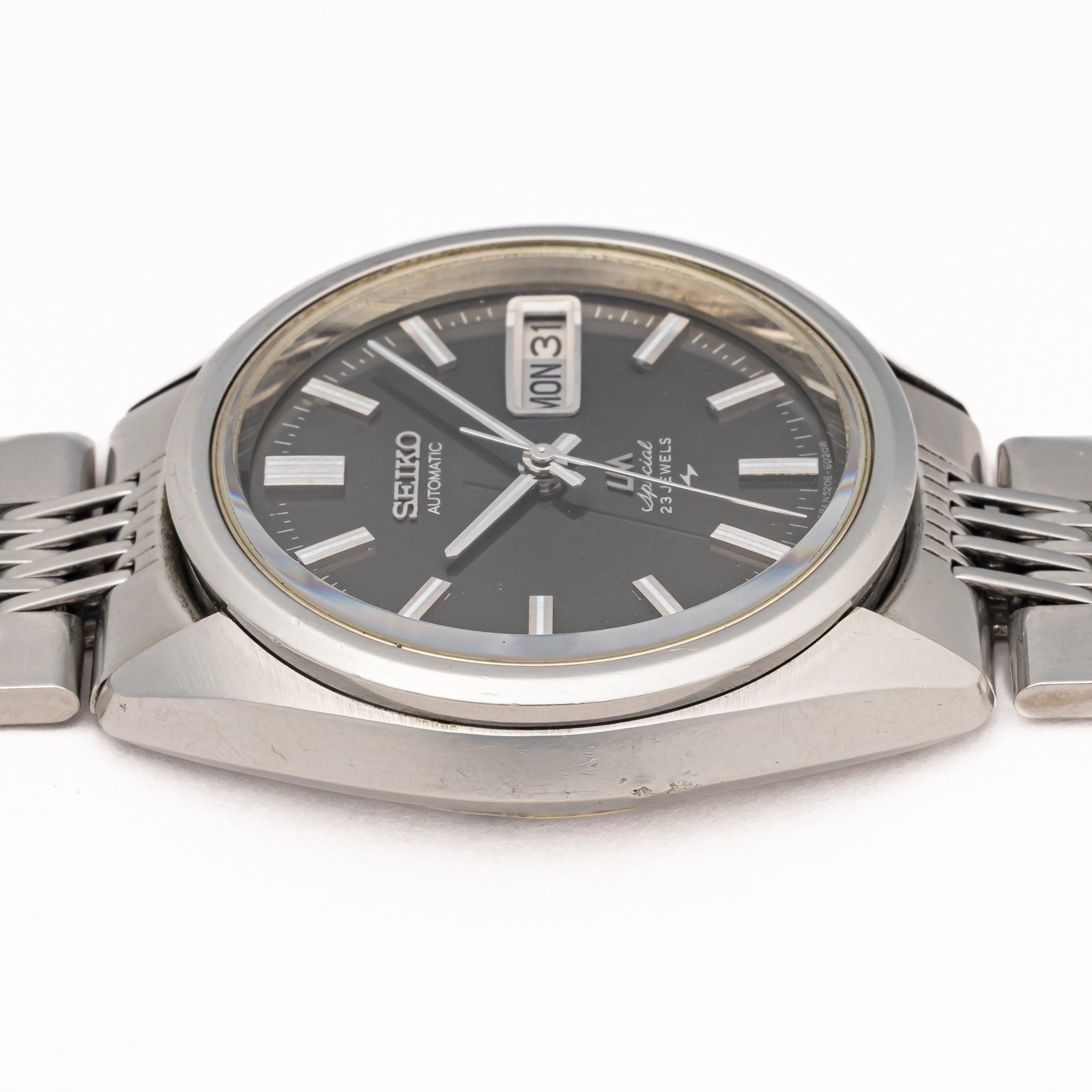 セイコー LM 1971年製 ロードマチック グレーダイヤル デイデイト Ref.5206-6020 純正ブレス