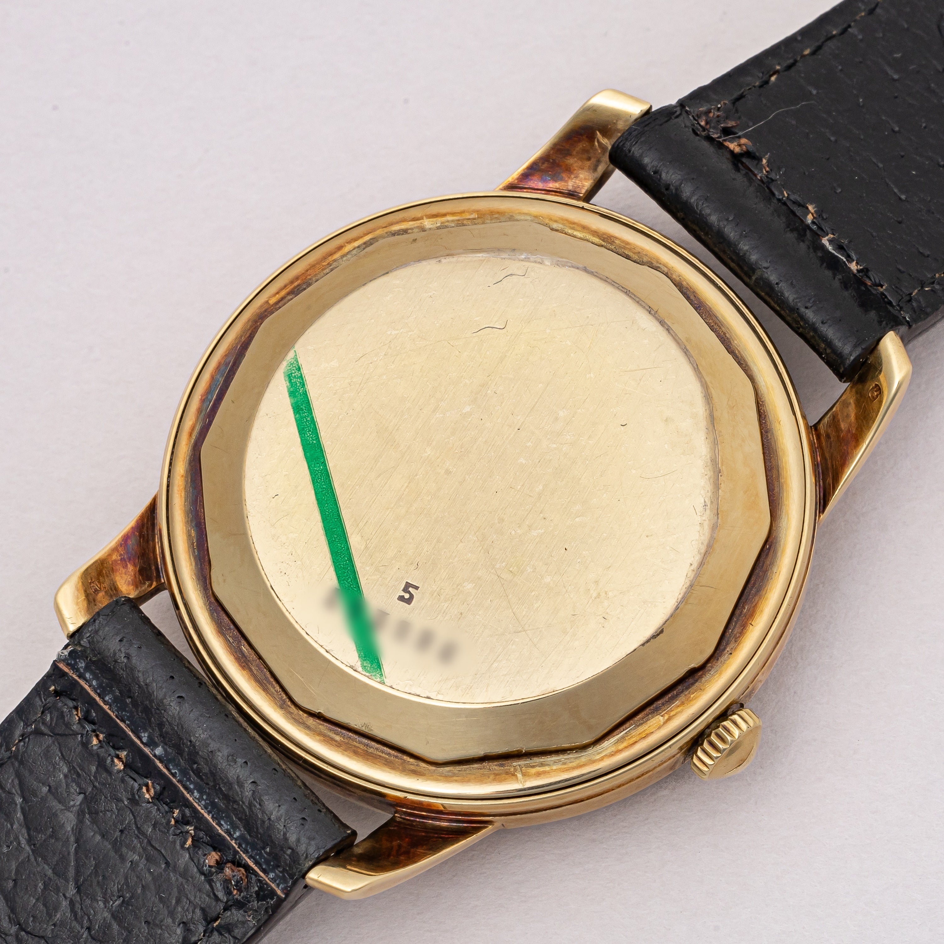 アルピナ 14金無垢ケース バンパーオートマチック 1950年代製 ブラック