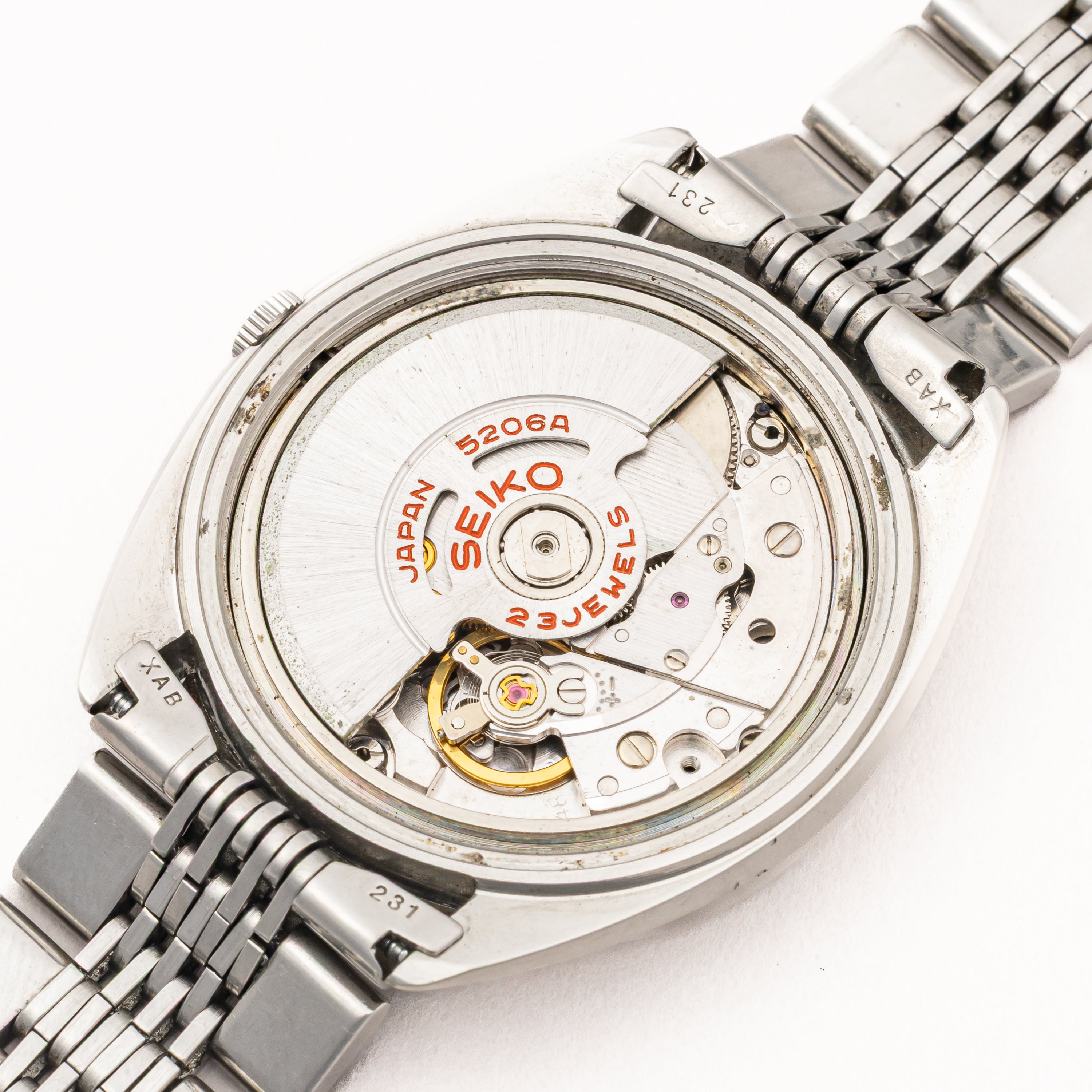 【ジャンク】SEIKO ロードマッチク 5206-6020 グレー文字盤 自動巻 セイコー ロードマチック スペシャル 5206-6020 9面カット