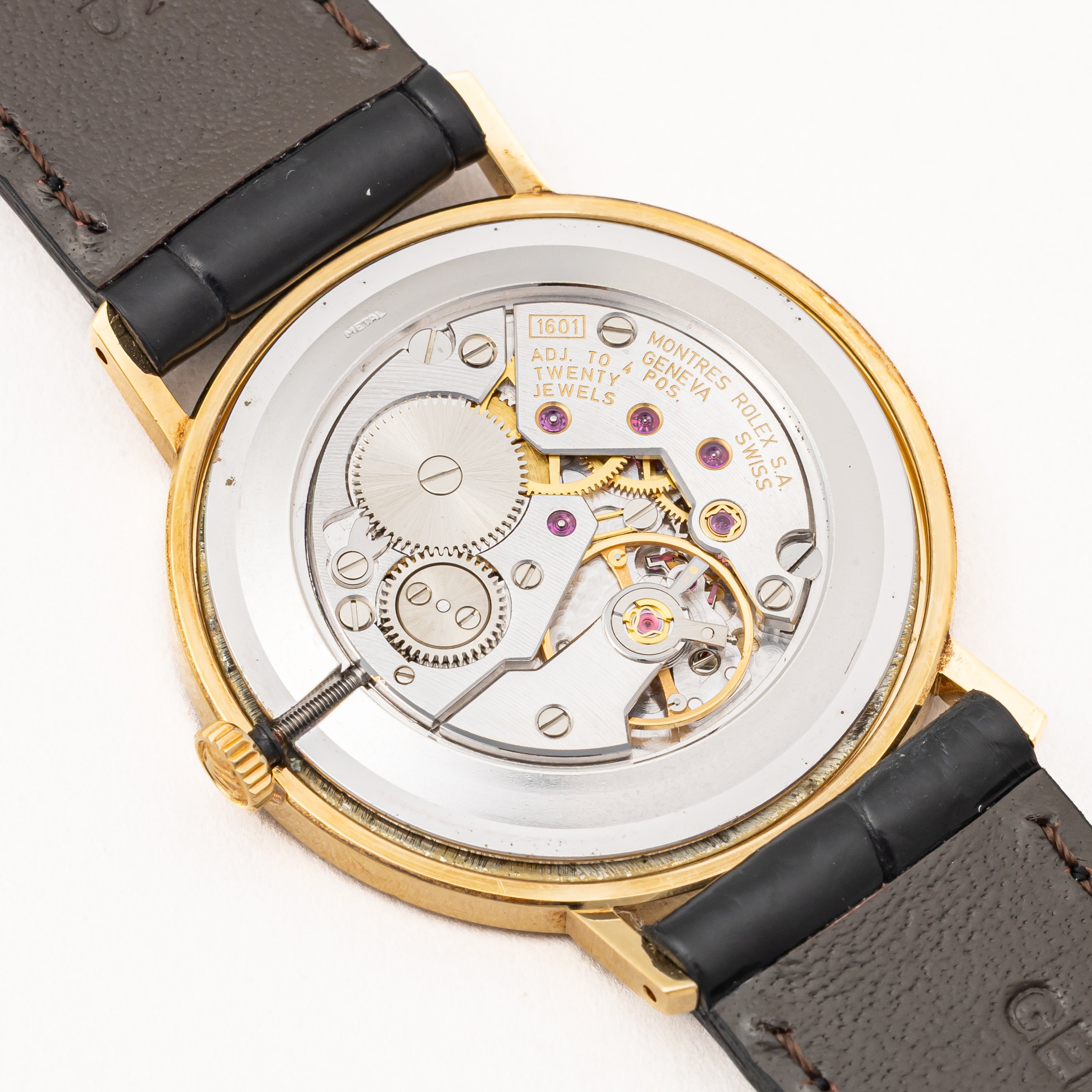 れとりん ロレックス チェリーニ 1976年製 18金無垢 ラウンドケース 純正