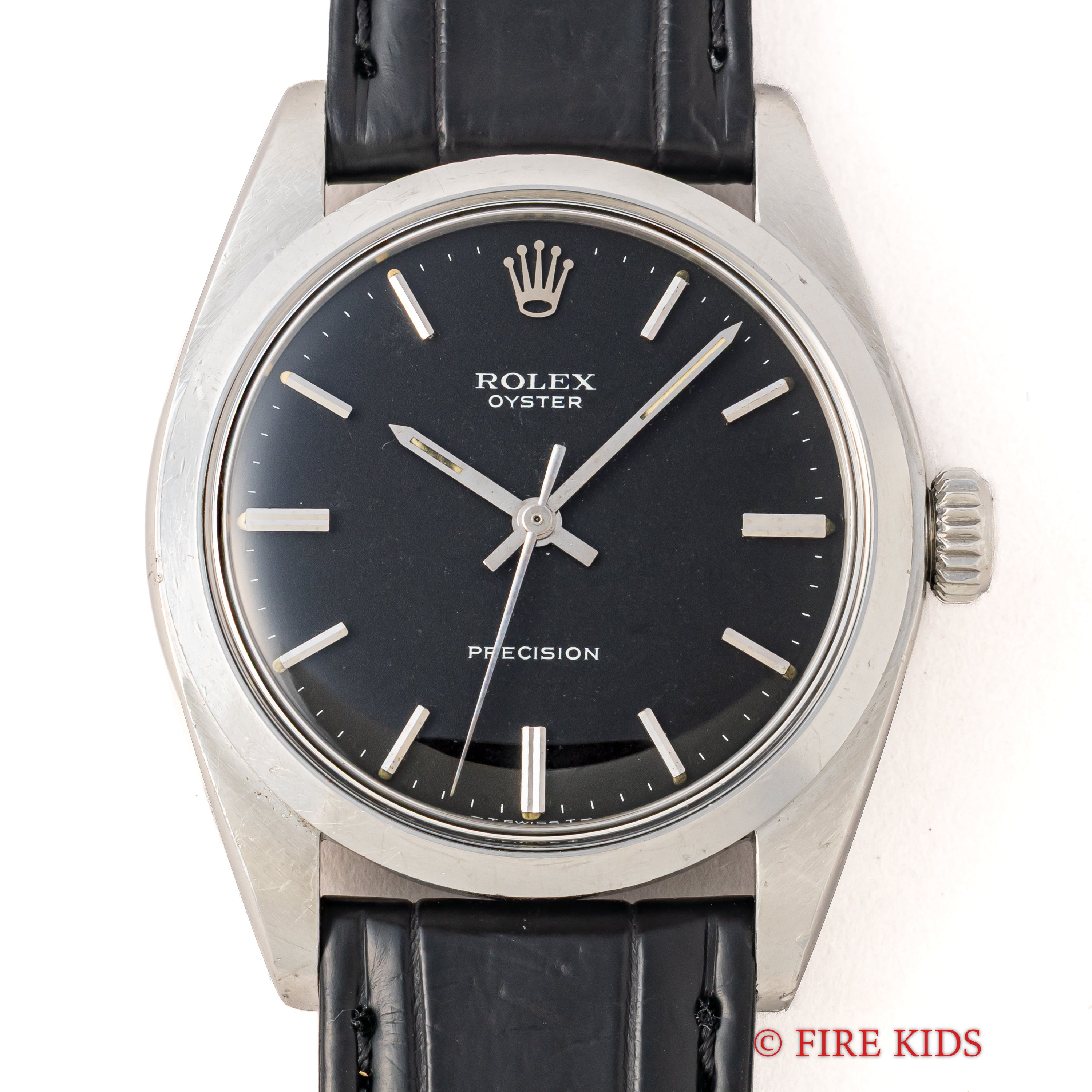 ロレックス Ref.6426 オイスター プレシジョン 1971年製 マットブラックダイヤル