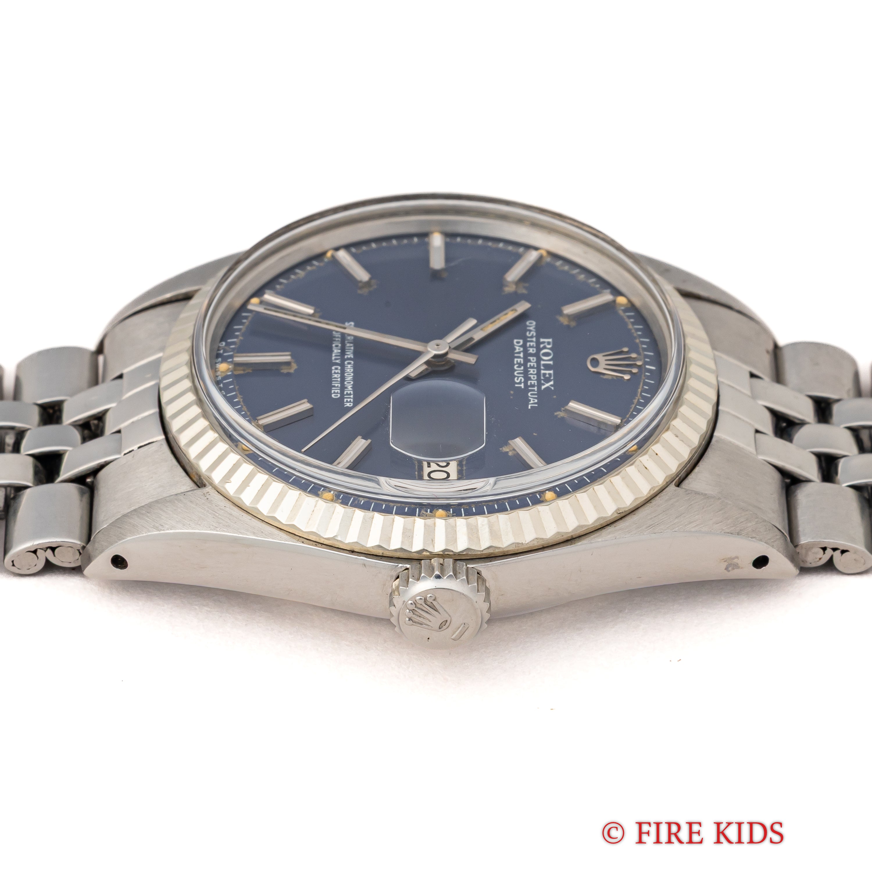 ロレックス デイトジャスト Ref.1601 ブルーダイヤル 1973年製 Cal.1570