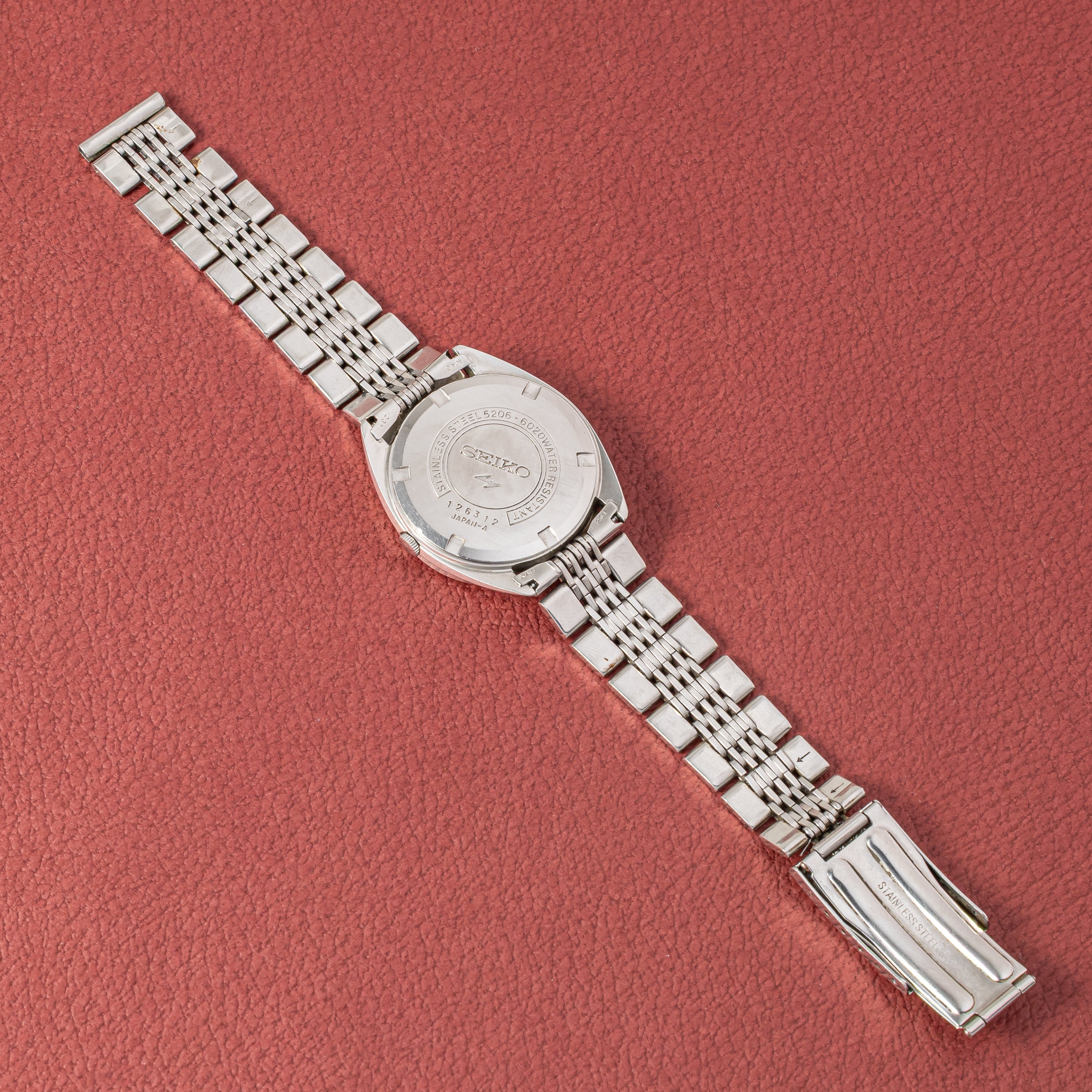 セイコー LM 1971年製 ロードマチック グレーダイヤル デイデイト Ref.5206-6020 純正ブレス