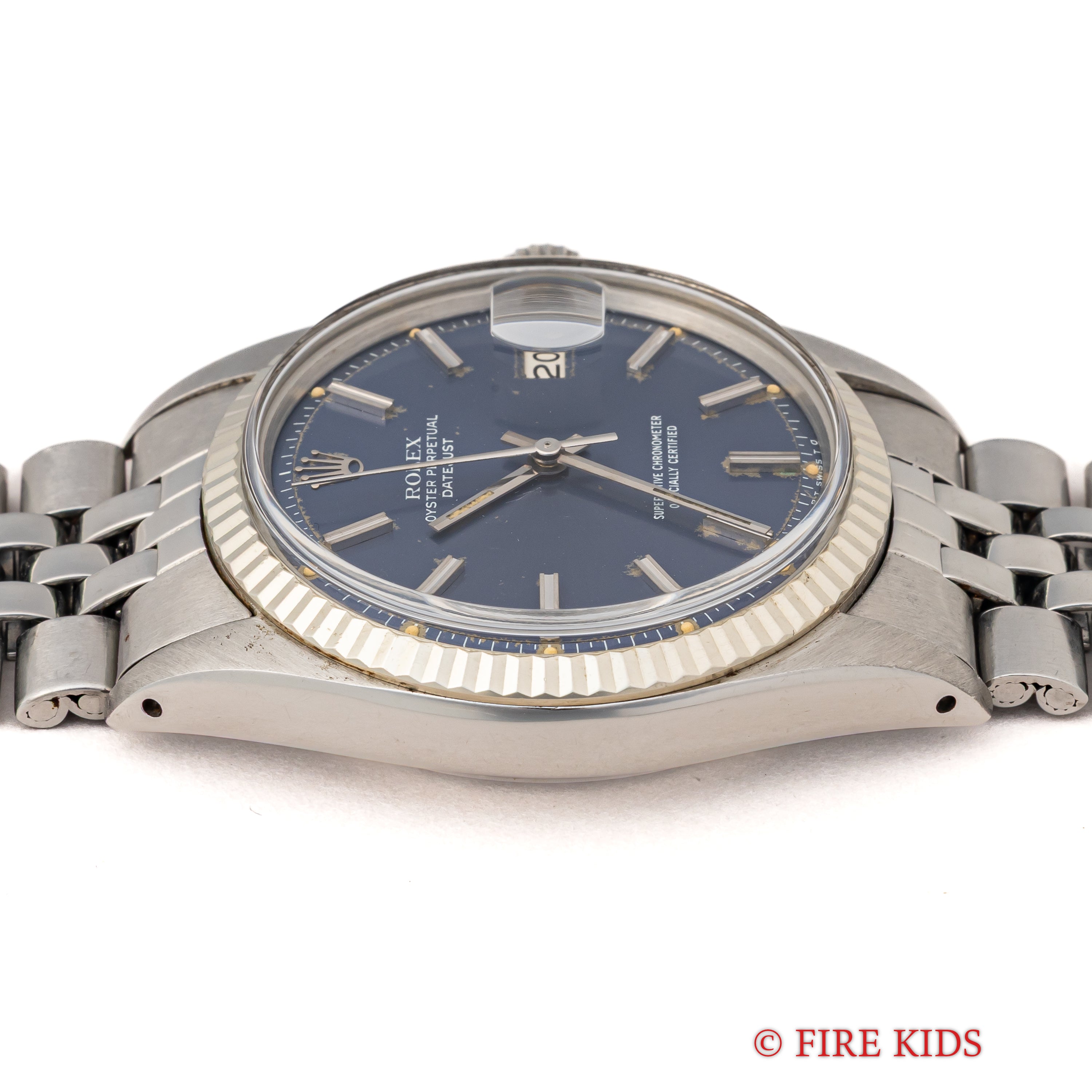 ロレックス デイトジャスト Ref.1601 ブルーダイヤル 1973年製 Cal.1570