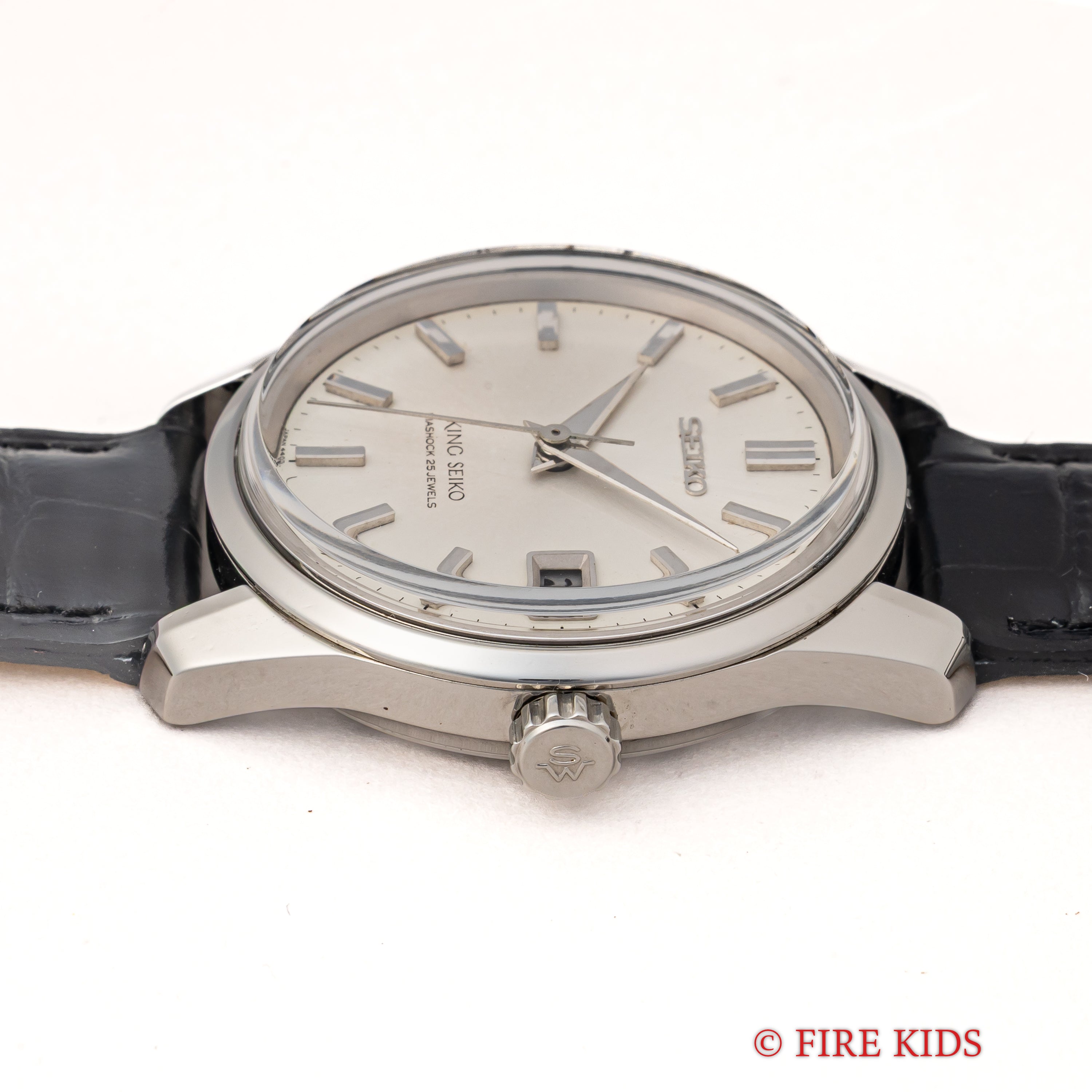 キングセイコー 1965年製 Ref.4402-8000 44KS シルバーダイヤル 盾メダリオン