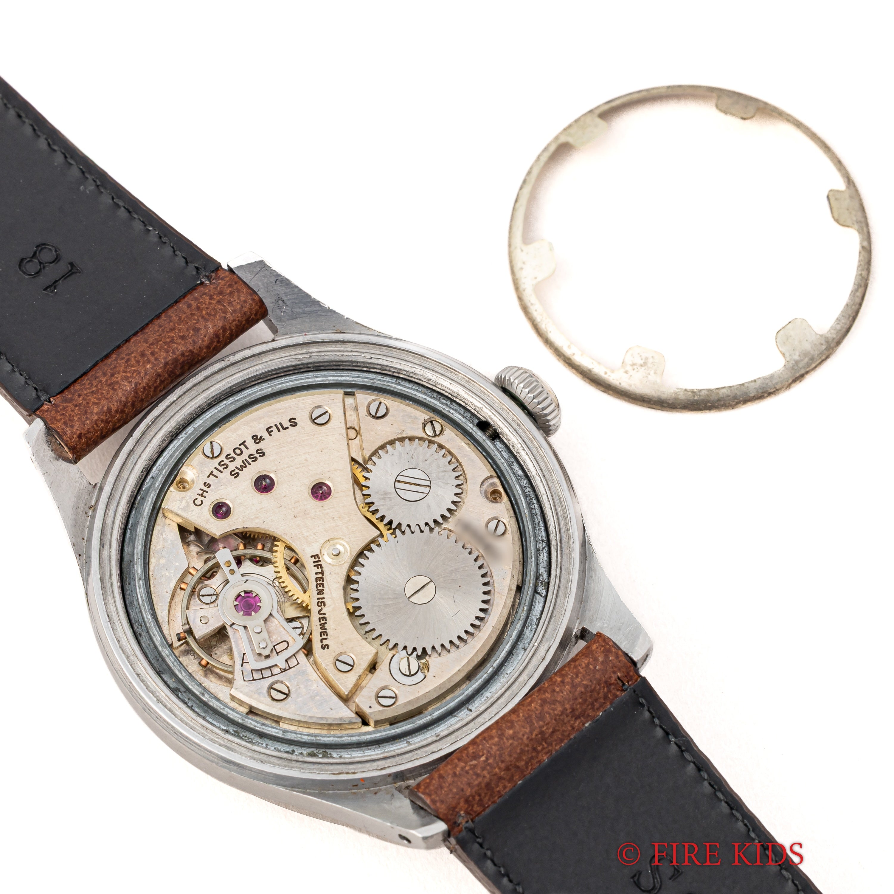 TISSOT　アンティーク　手巻き TISSOT】1940年代製 ティソ アンティマグネティーク ローマン