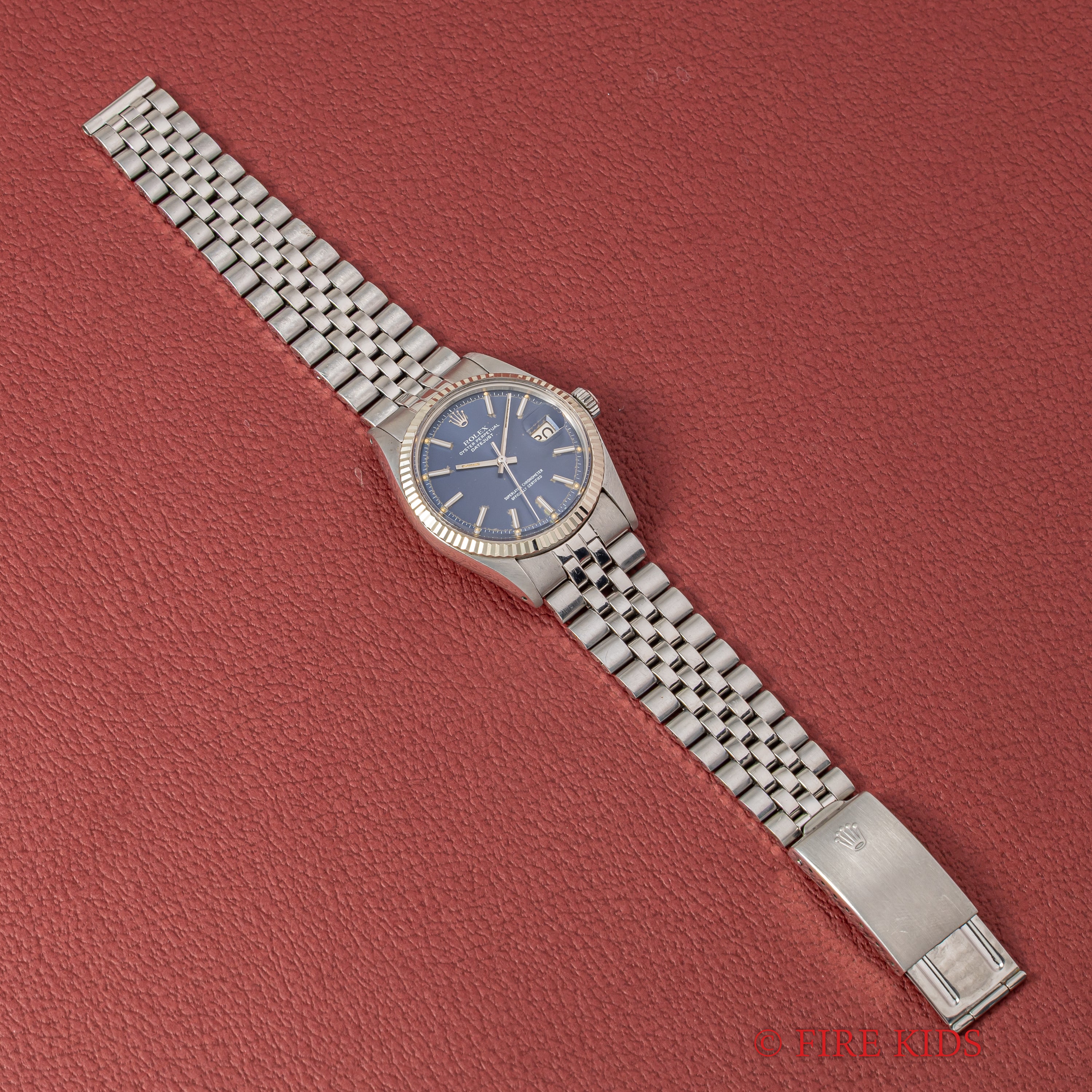 ロレックス デイトジャスト Ref.1601 ブルーダイヤル 1973年製 Cal.1570