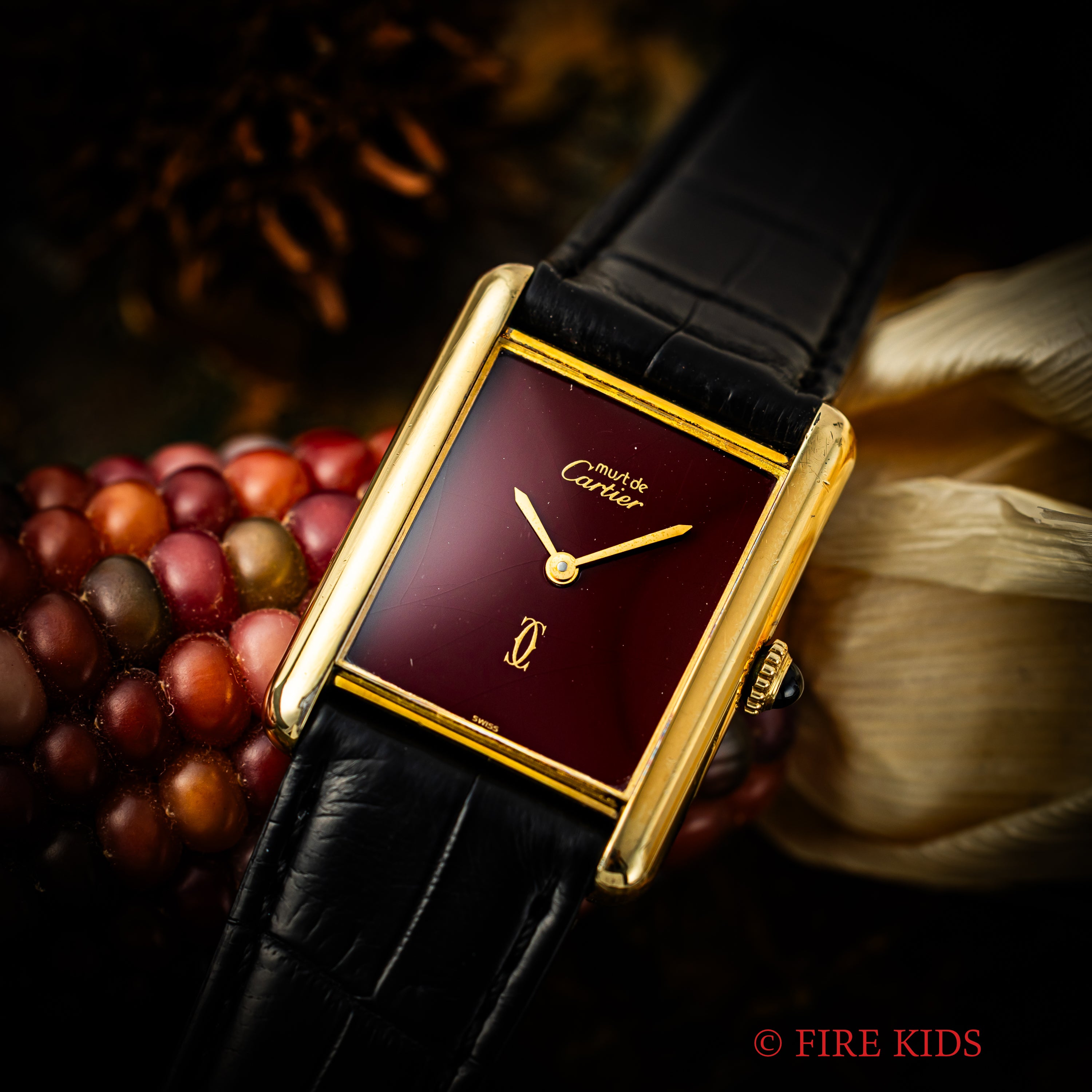 Cartier 自動巻き 時計 オレンジ オリエントスター ER0T-C1 CS オレンジ文字盤 21石 自動巻 USED