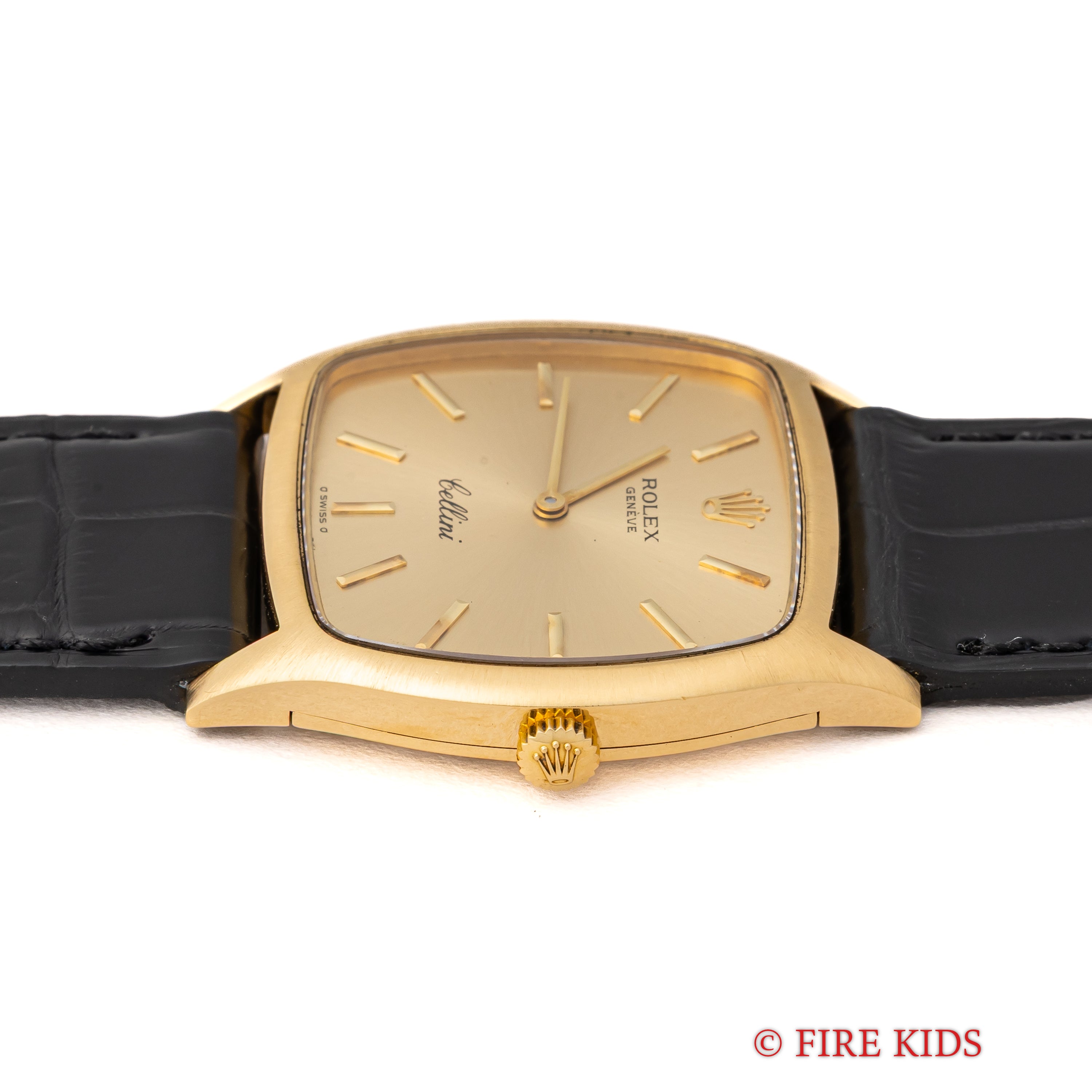 ロレックス 1975年製 チェリーニ トノー型 18金無垢イエローゴールド Cal.1601 Ref.3805 シグマダイヤル