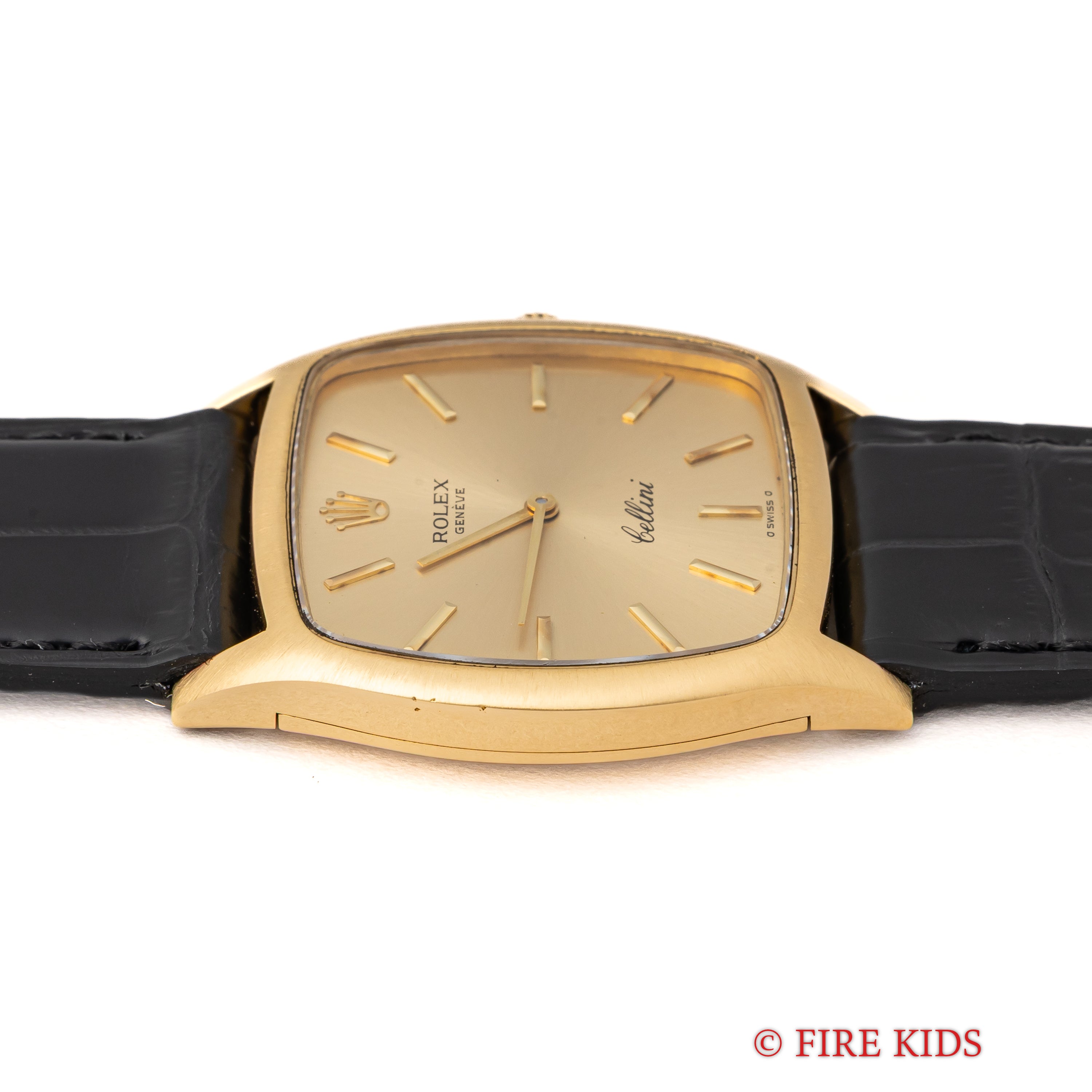 ロレックス 1975年製 チェリーニ トノー型 18金無垢イエローゴールド Cal.1601 Ref.3805 シグマダイヤル