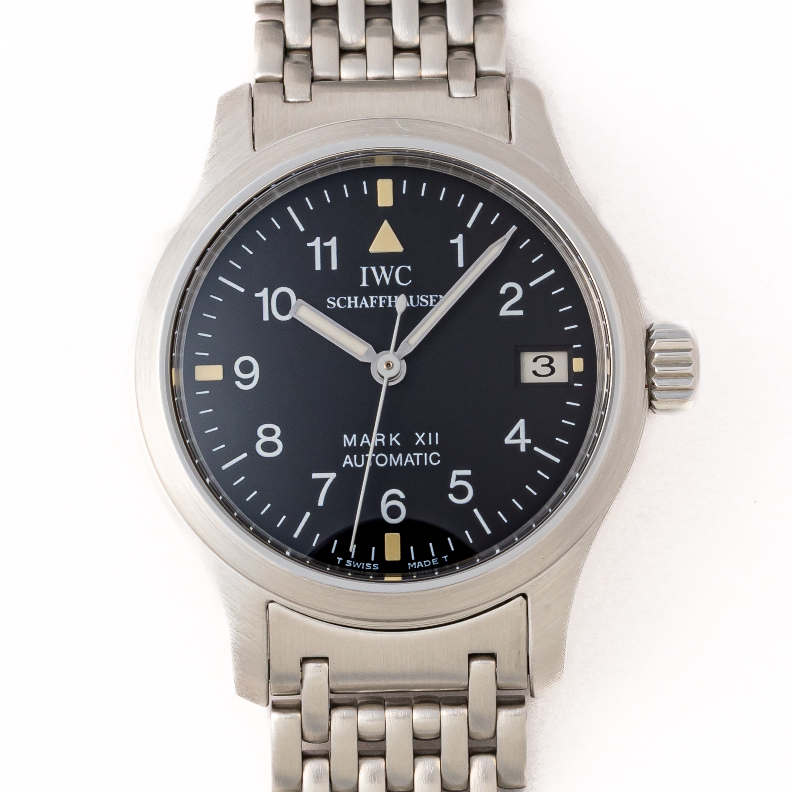 IWC マーク12 レディース 純正ステンレスブレス 2000年製（平成12年）箱・ギャラ付