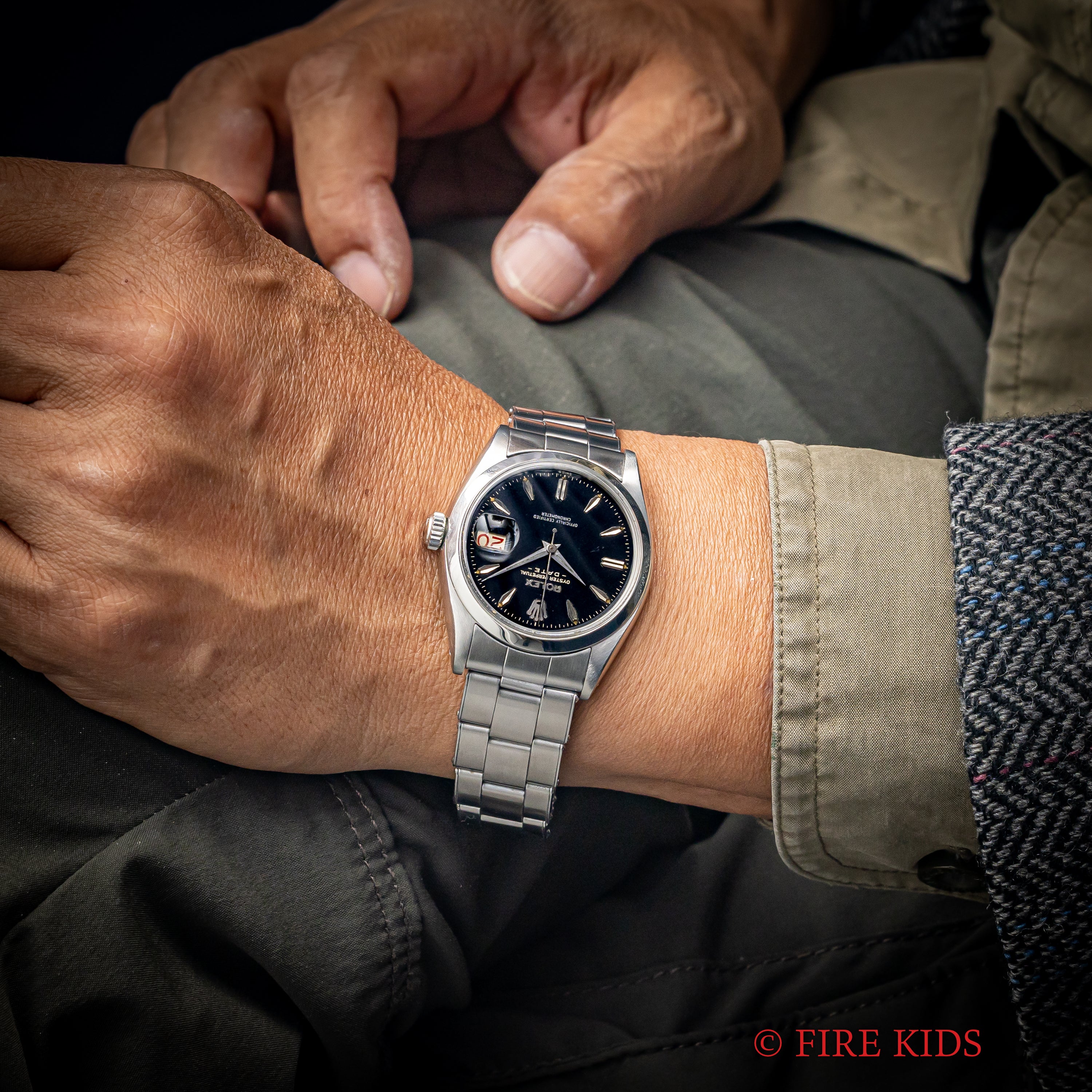 ロレックス オイスターパーペチュアルデイト Ref.6534 ブラック